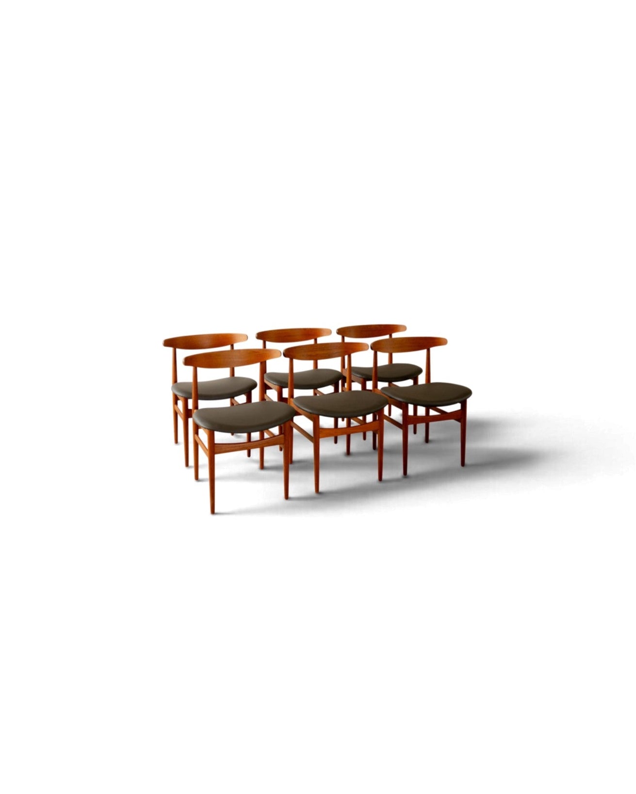 Model 218 Teak Dining Chairs by Poul Hundevad - Set of 6 - Surround Living - 1