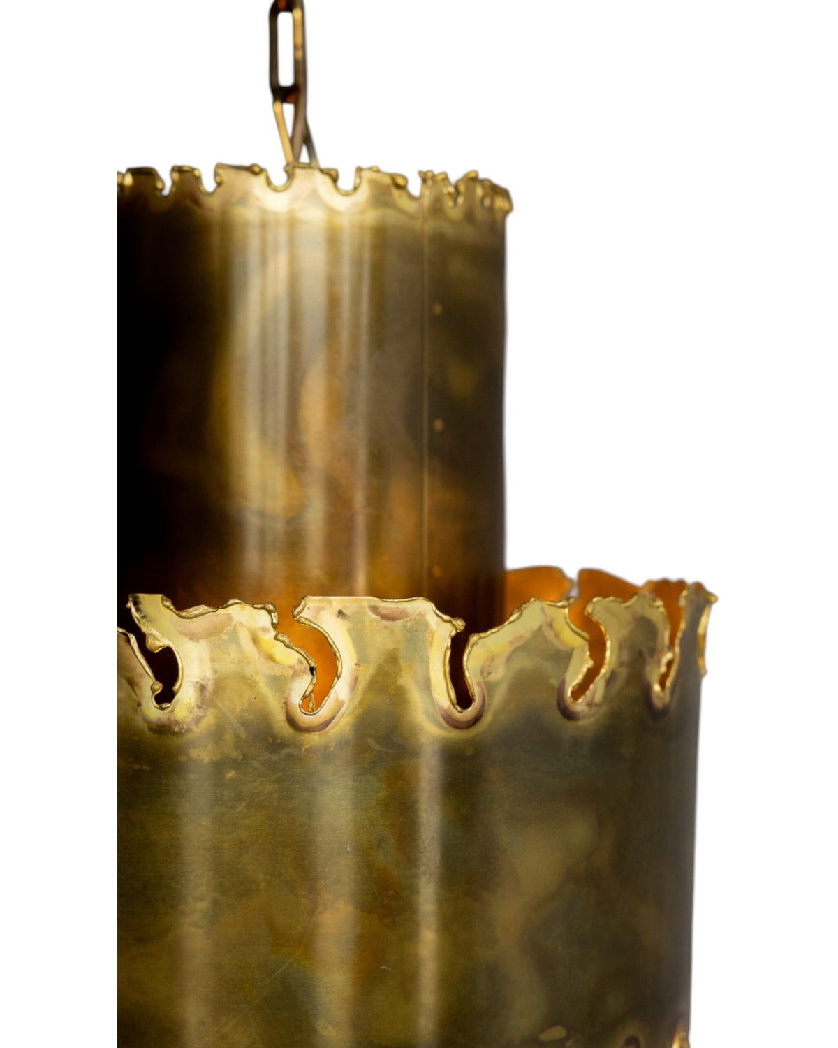 Mid-Century Modern Brutalist Pendant Light by Svend Aage Holm Sørensen
