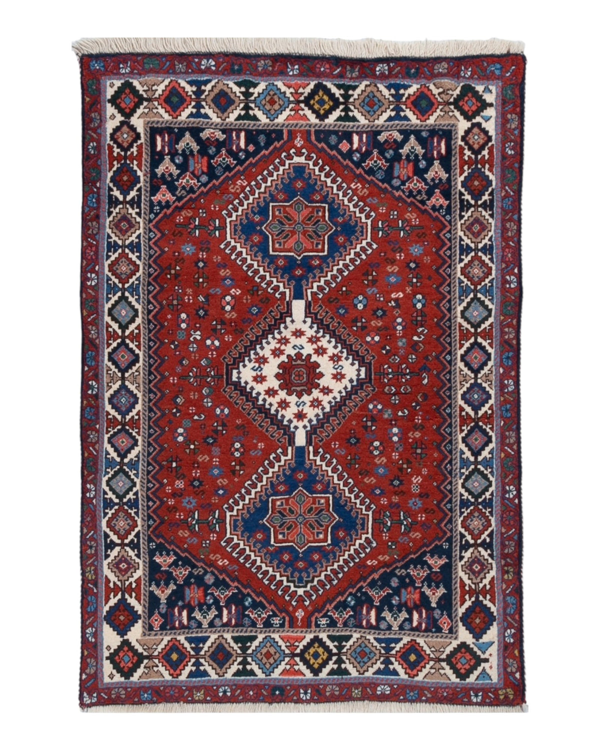 Tribal Yalameh-Style Medallion Rug | 149 x 100cm