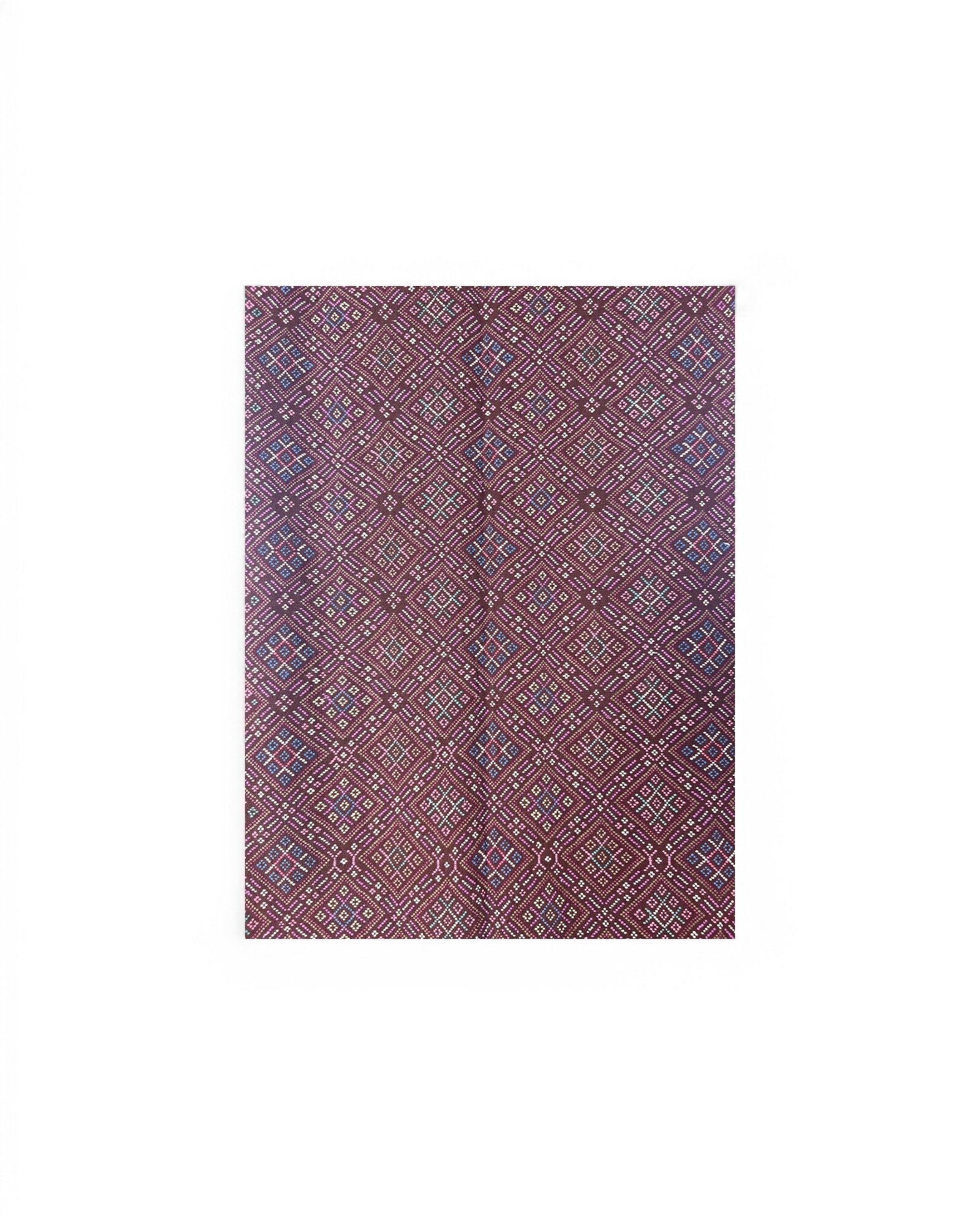 Decorative Table Runner / Wall Tapestry, Woven Waist Loom Technique, Doi Tao