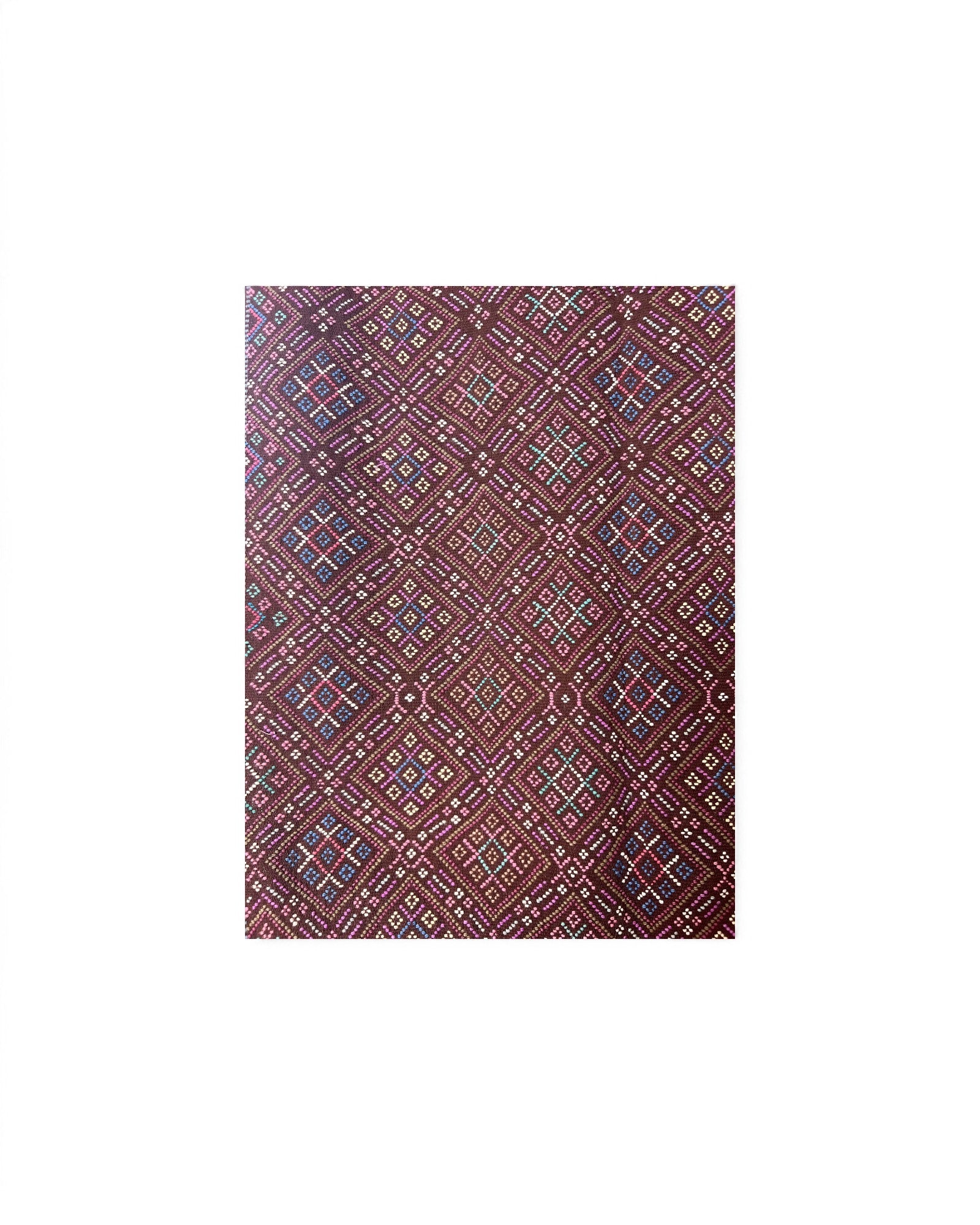 Decorative Table Runner / Wall Tapestry, Woven Waist Loom Technique, Doi Tao