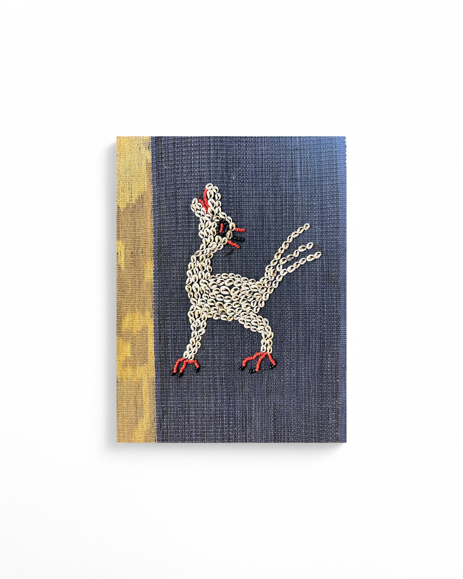 Mythical Creature Beaded Ikat & Borracay Textile Wall Hanging / Table Runner