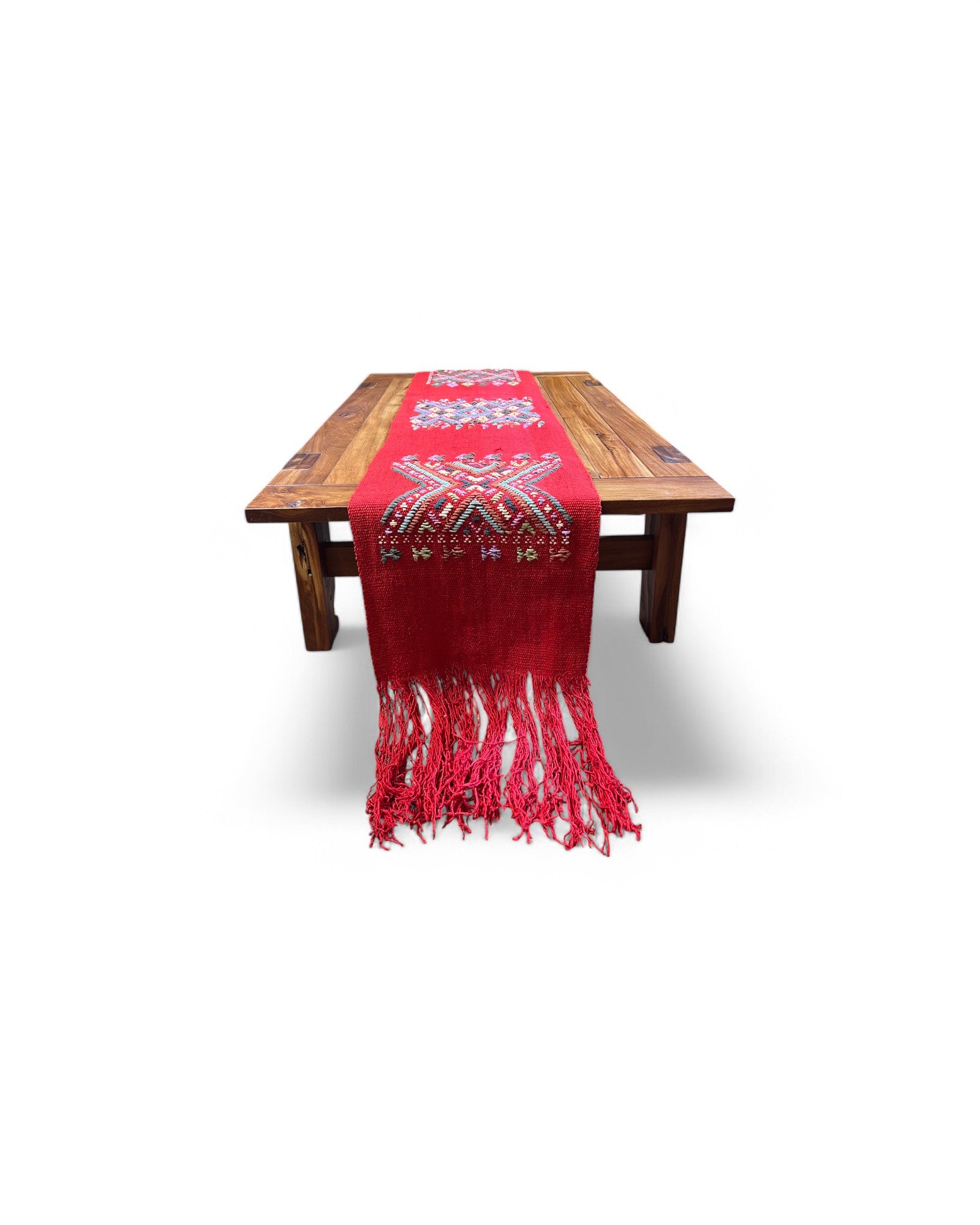 Red Decorative Patestry woven from Waist Loom - Red - Surround Living - 6