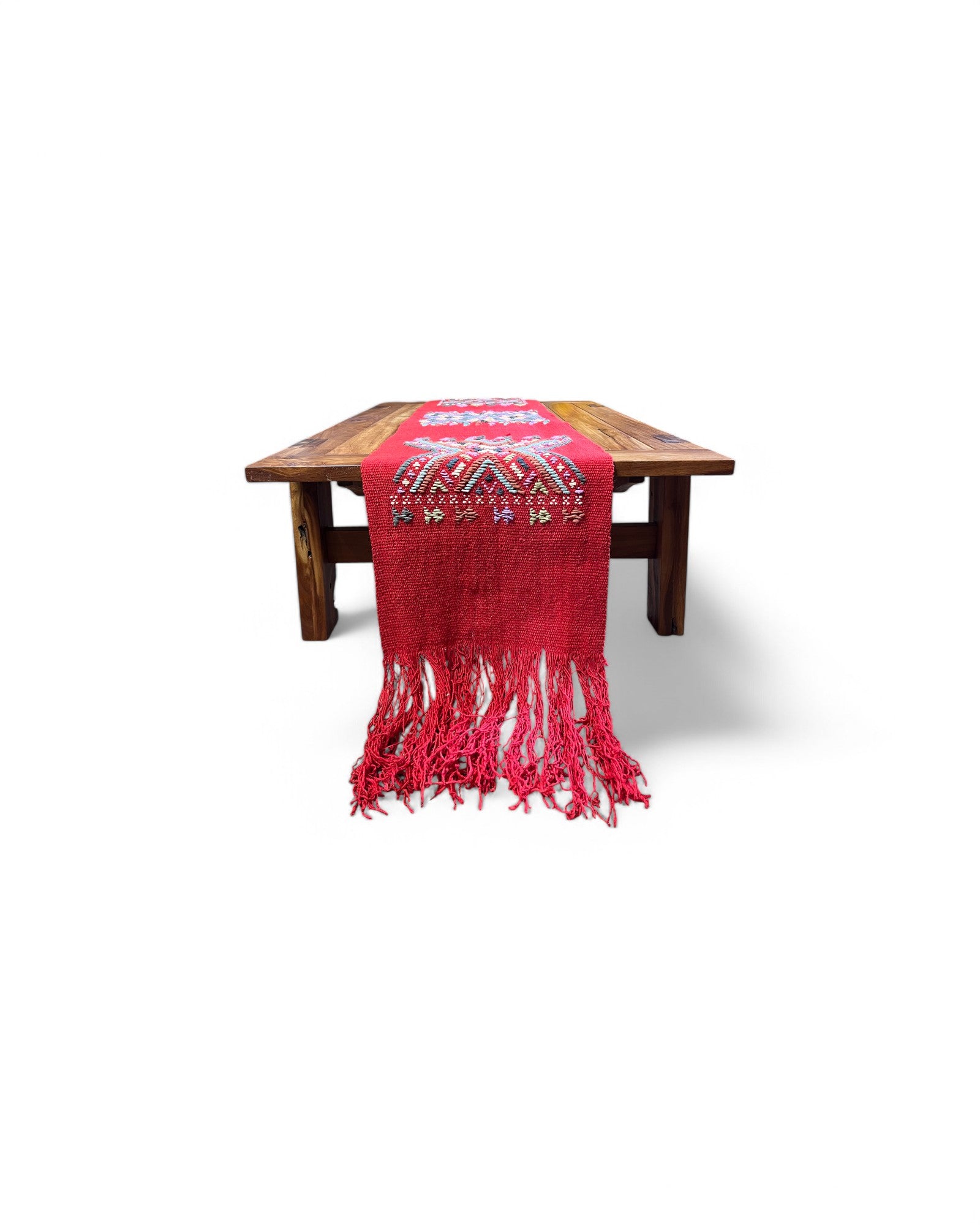 Red Decorative Patestry woven from Waist Loom - Red - Surround Living - 7