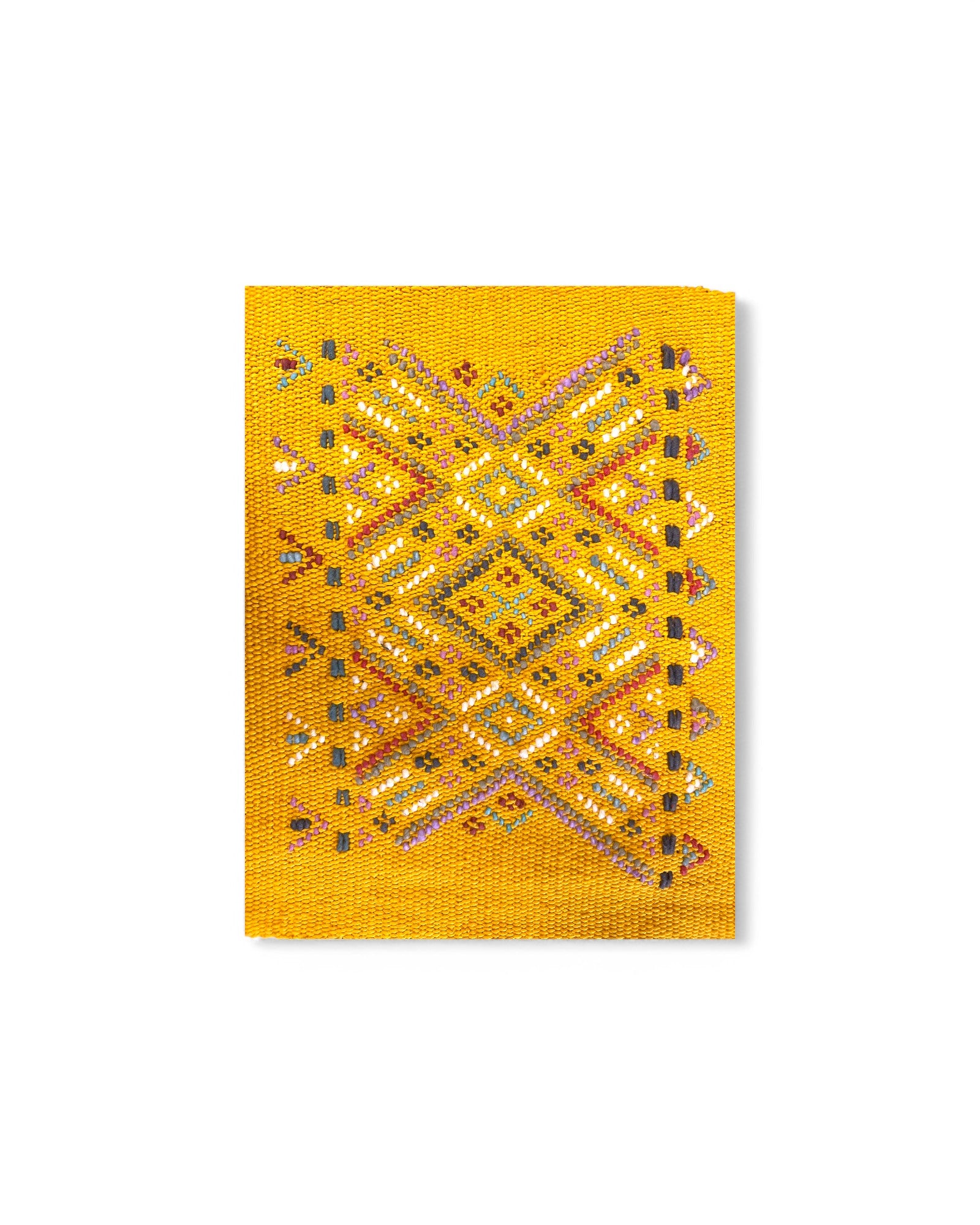 Yellow Decorative Patestry woven from Waist Loom - Yellow