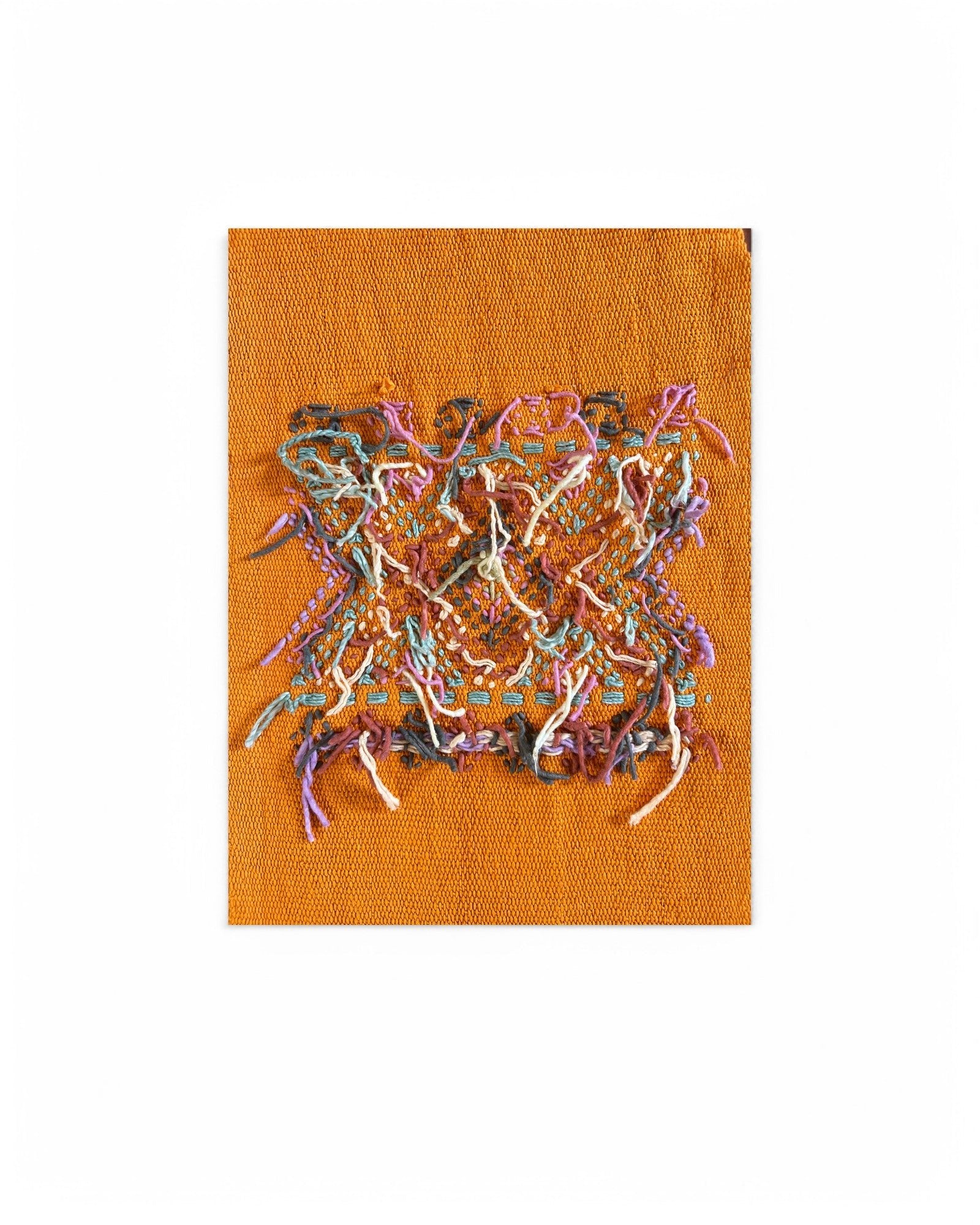Waist Loom Orange Decorative Tapestry - Orange - Surround Living - 5
