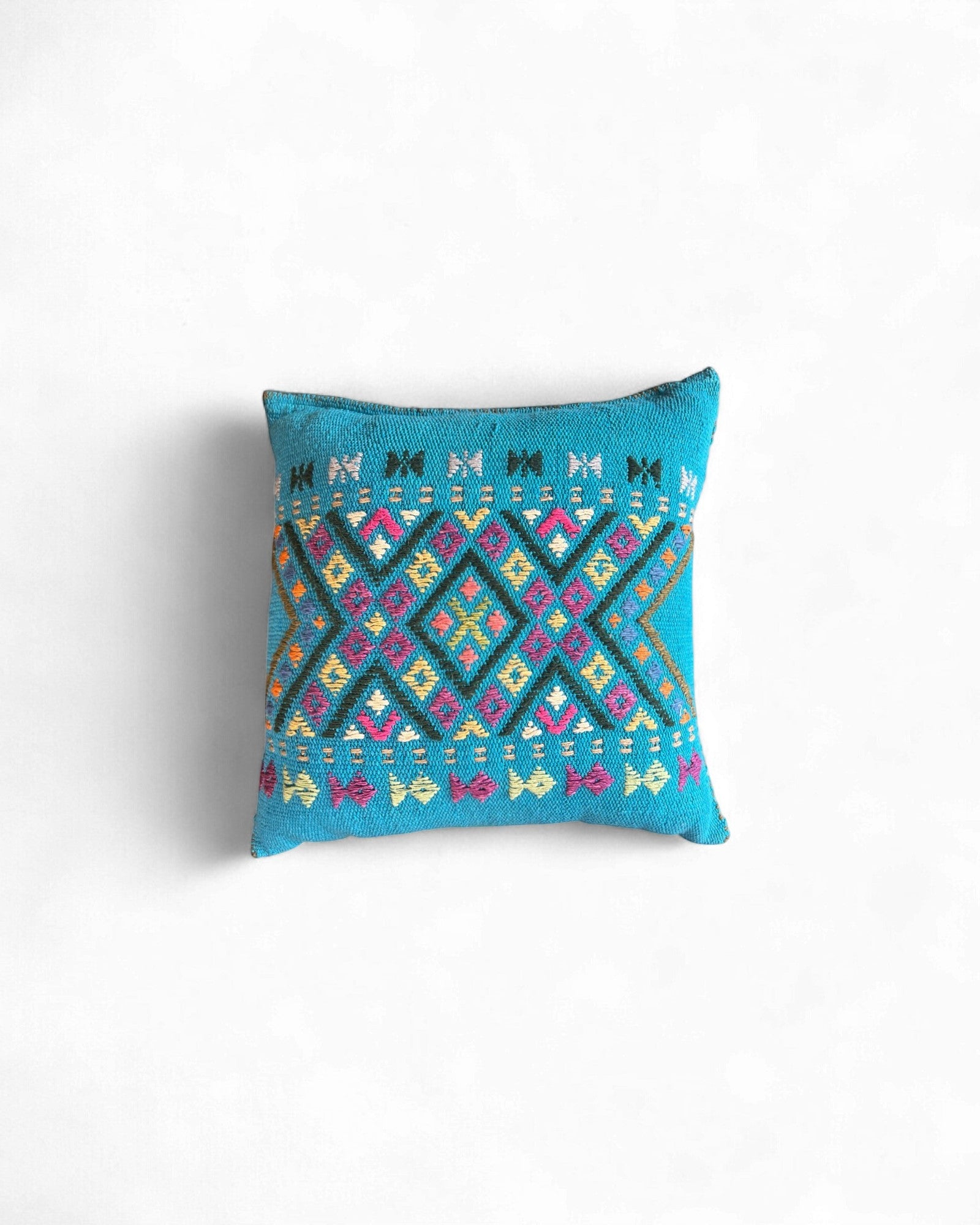 Vibrant Hilltribe Diamond Cushions - Set of 3