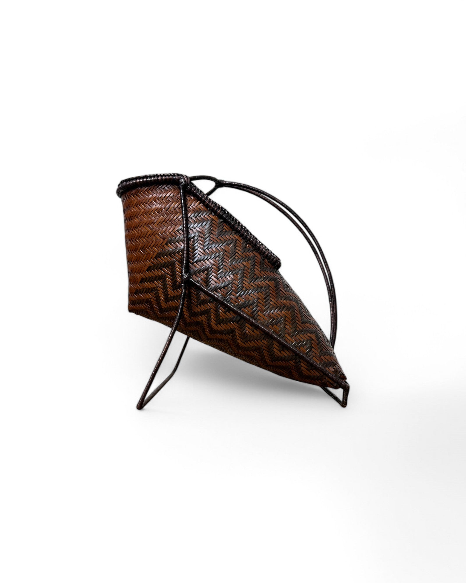 Khla Woven Wine Bottle Holder, Karen Hilltribe