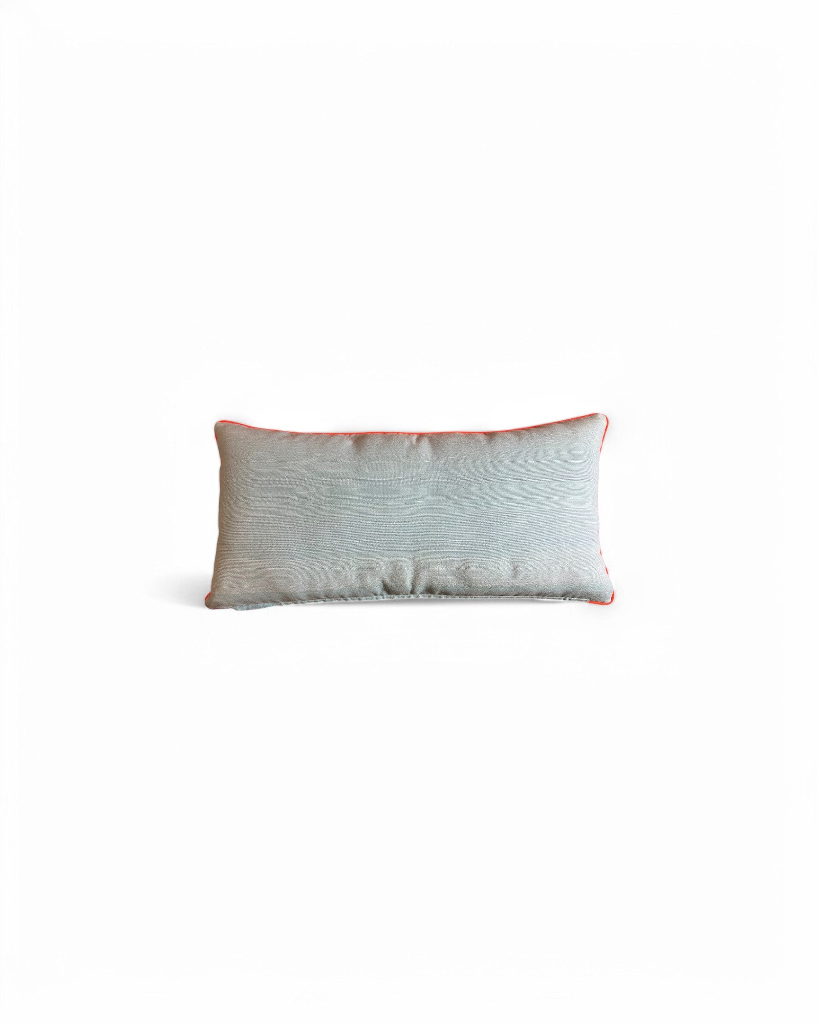 Lumba Cushion with Karen Hilltribe Centrepiece, Multicoloured piping - Light Blue
