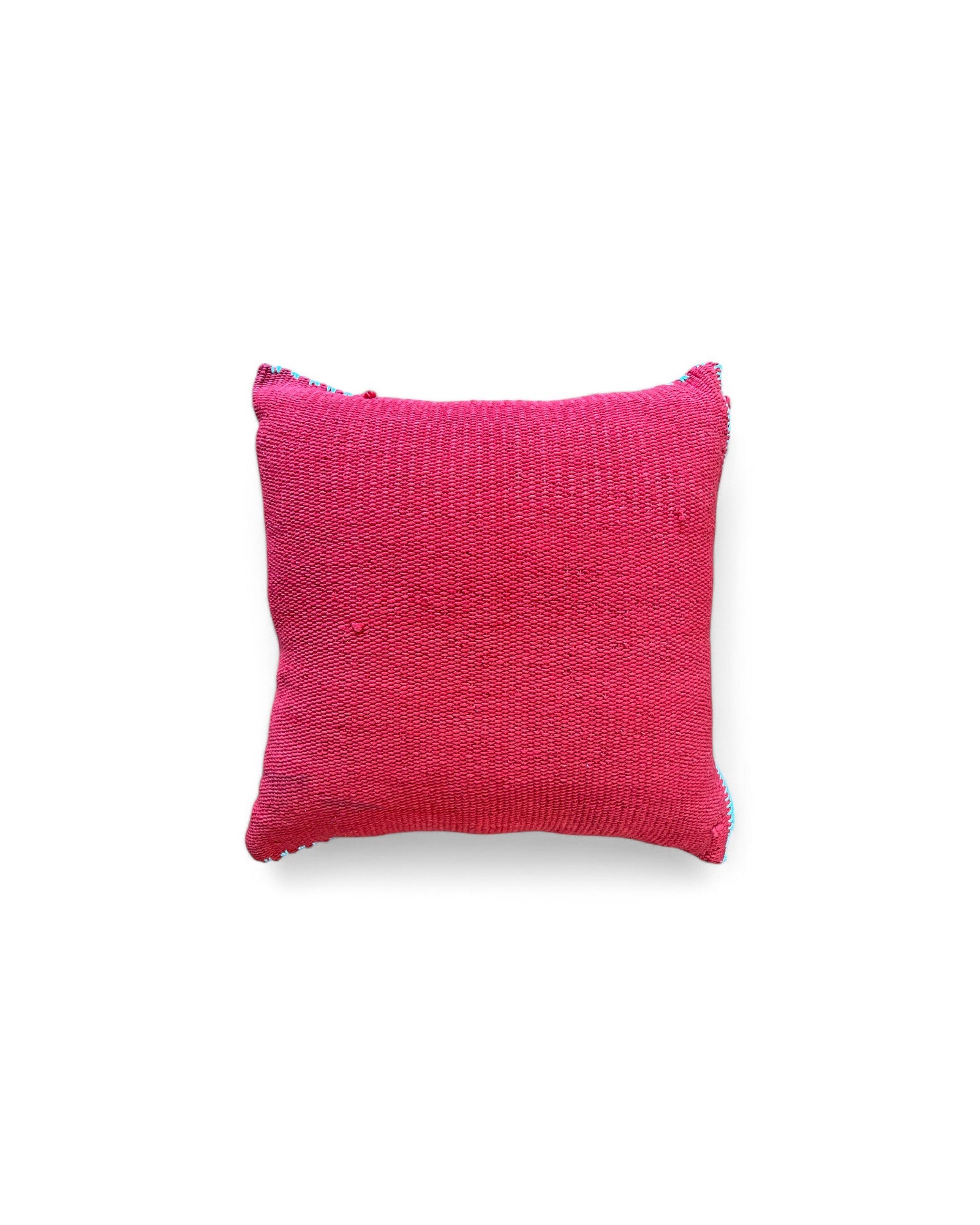 Handwoven Waist Loom Doi Tao Pillow - Red