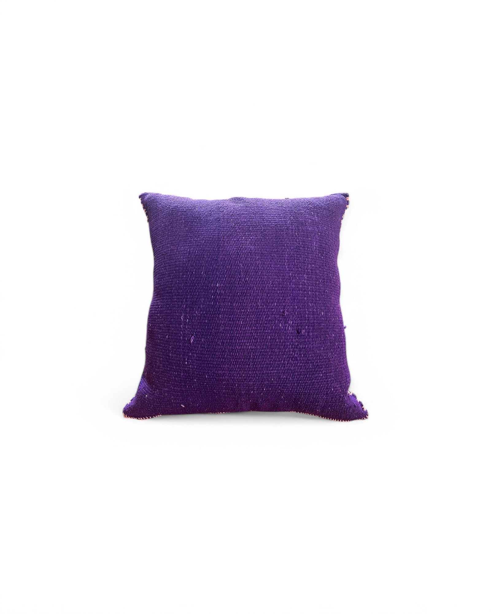 Handwoven Waist Loom Doi Tao Pillow - Sold with only inner lining (Deep Purple)