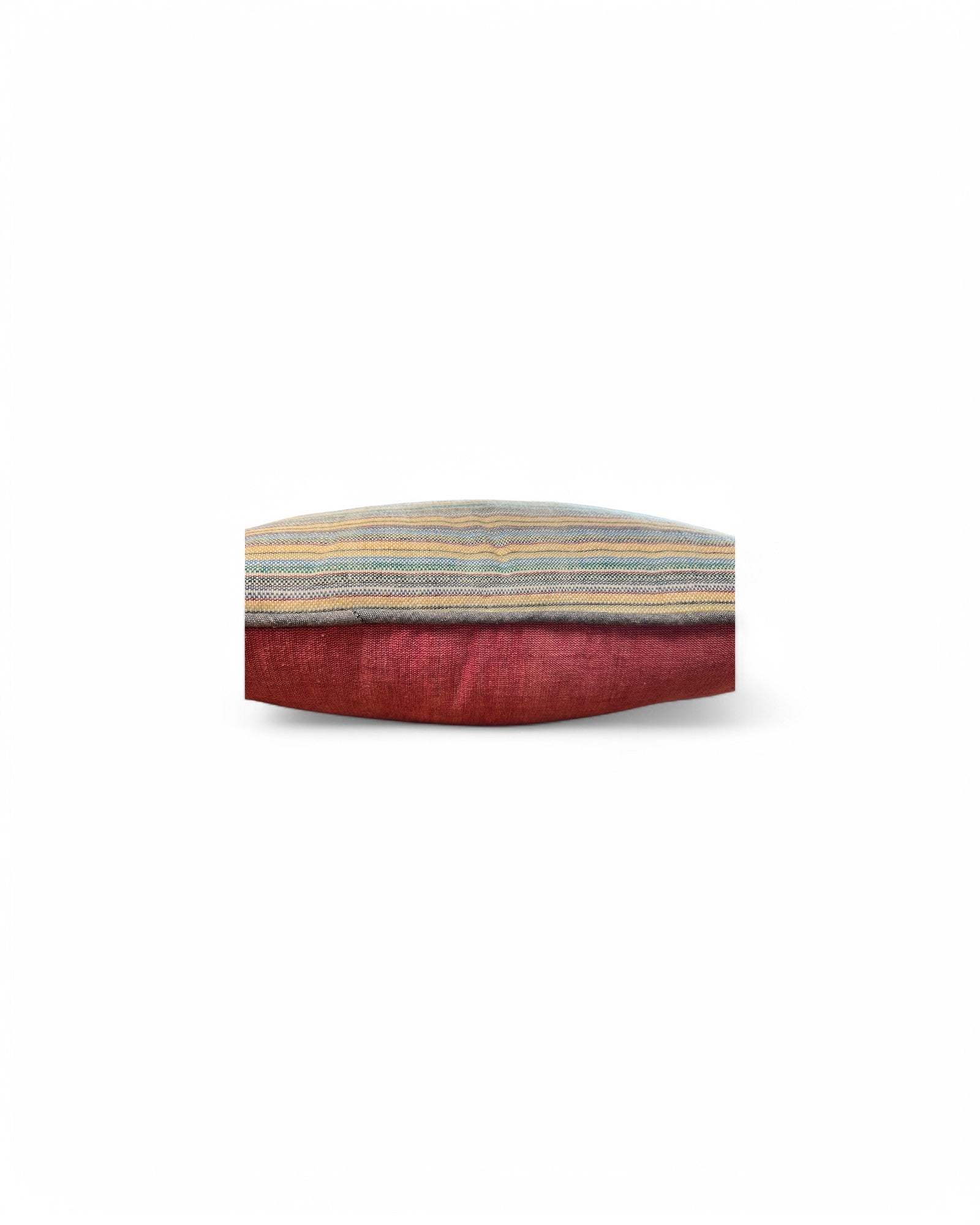 Hand Ebroidered Insect - Butterfly Striped Light Shades of Blue - Back (Pink)