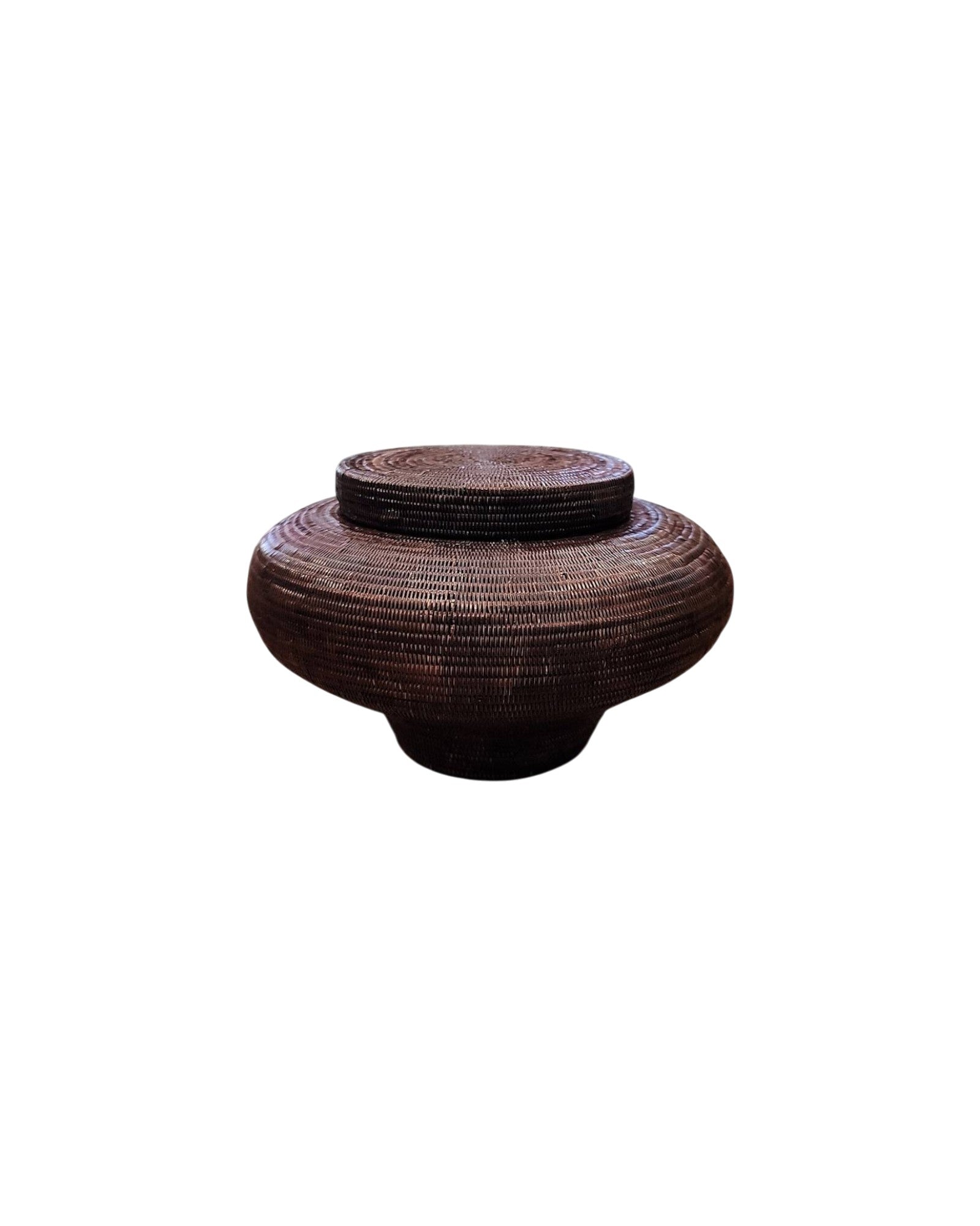 Lipao Lidded Basket Vessel