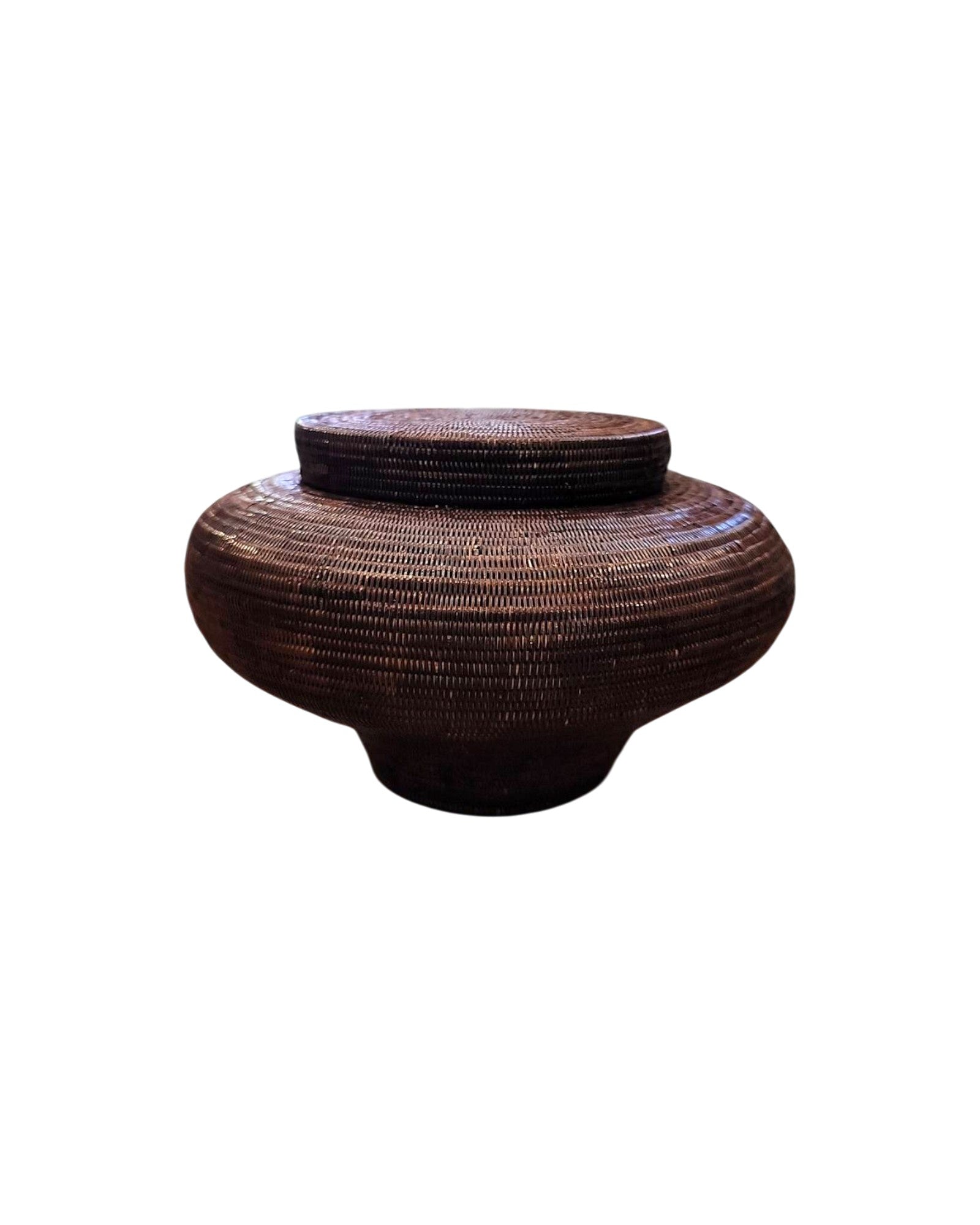 Lipao Lidded Basket Vessel - Surround Living - 4