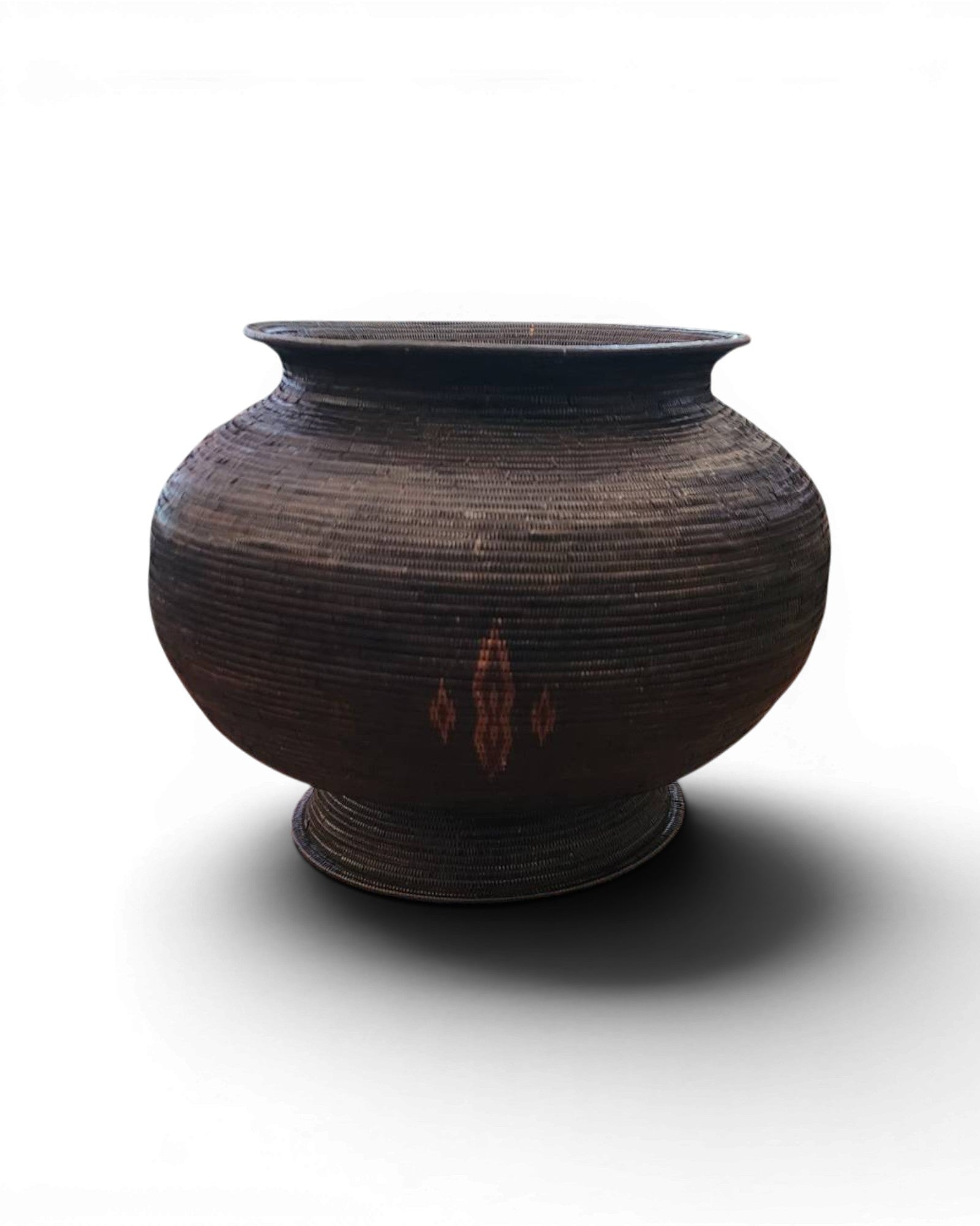 Yan Lipao Oval Basket - Deep Brown