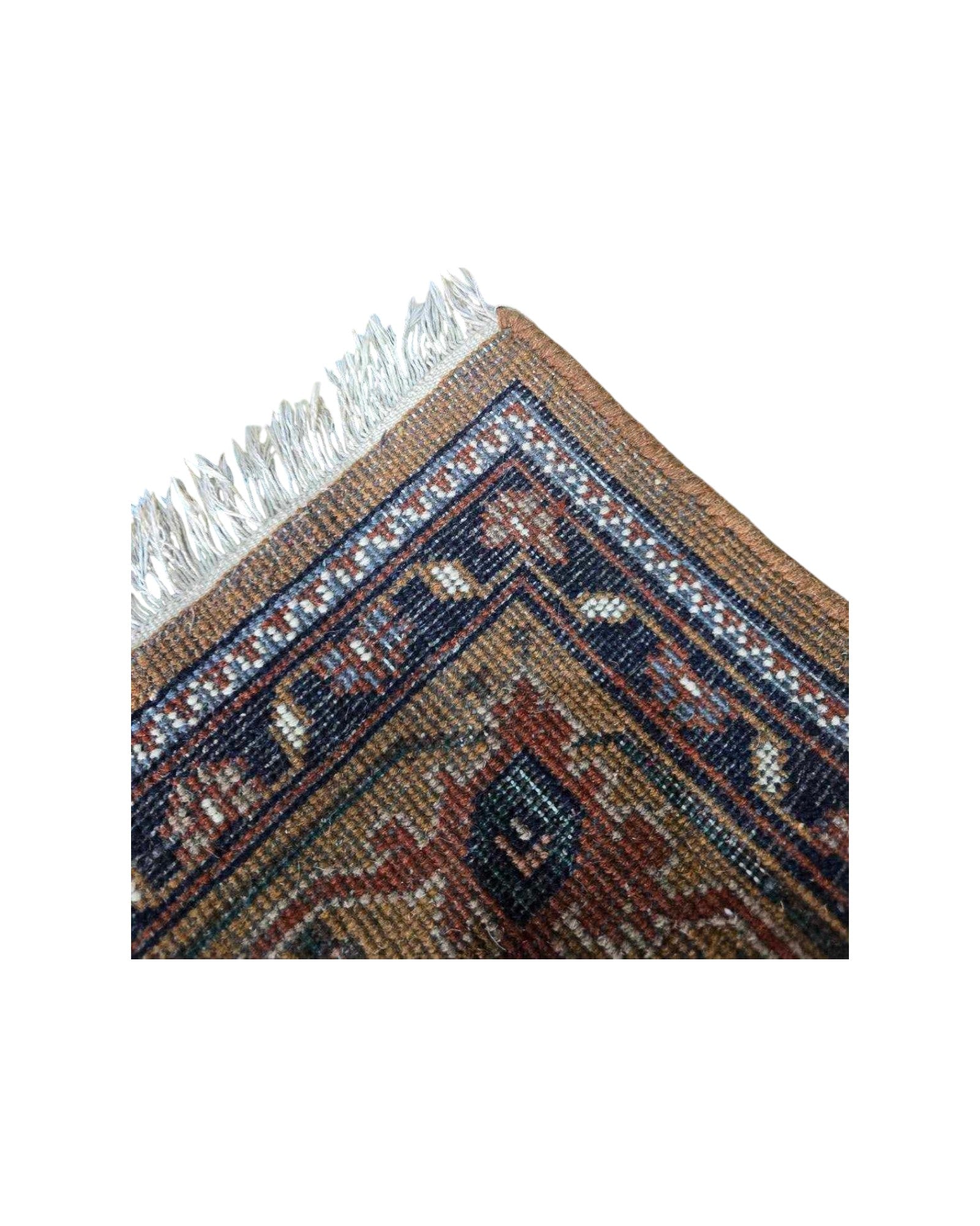 Indian Hexagonal Medallion Wool Rug | 175 x 240cm