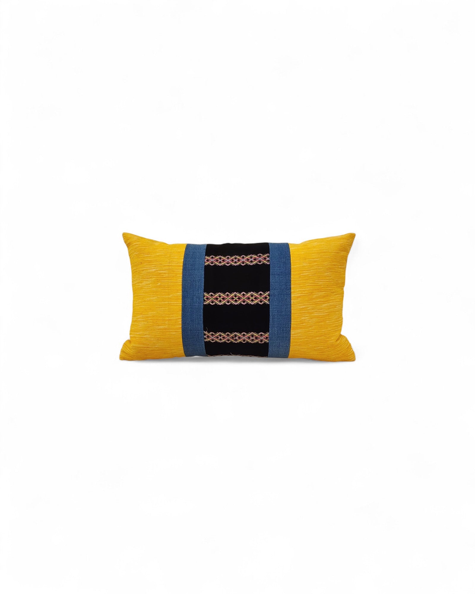 Chiang Mai Threads Lumbar Cushion - Yellow