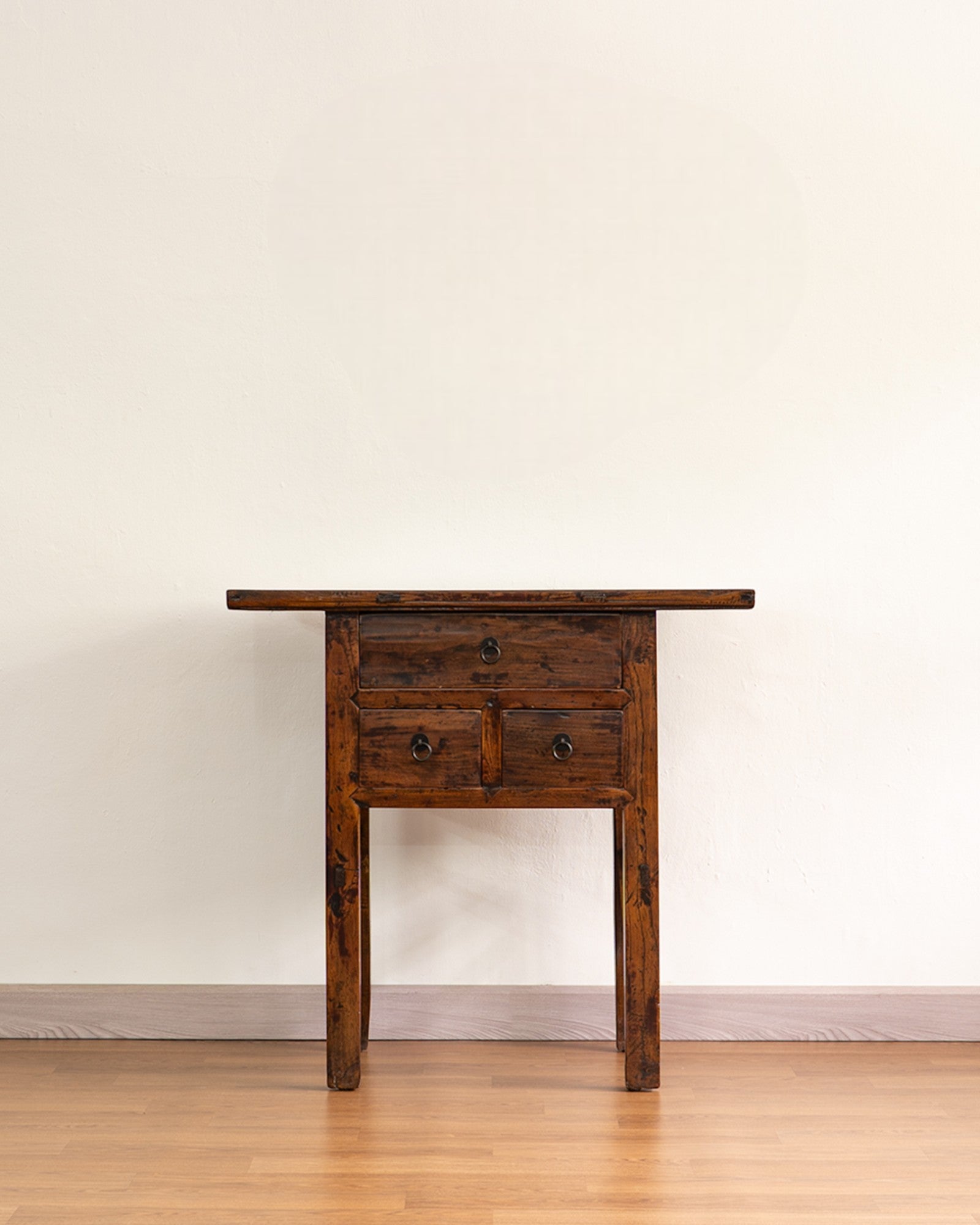 Chinese Antique Three Drawers Table