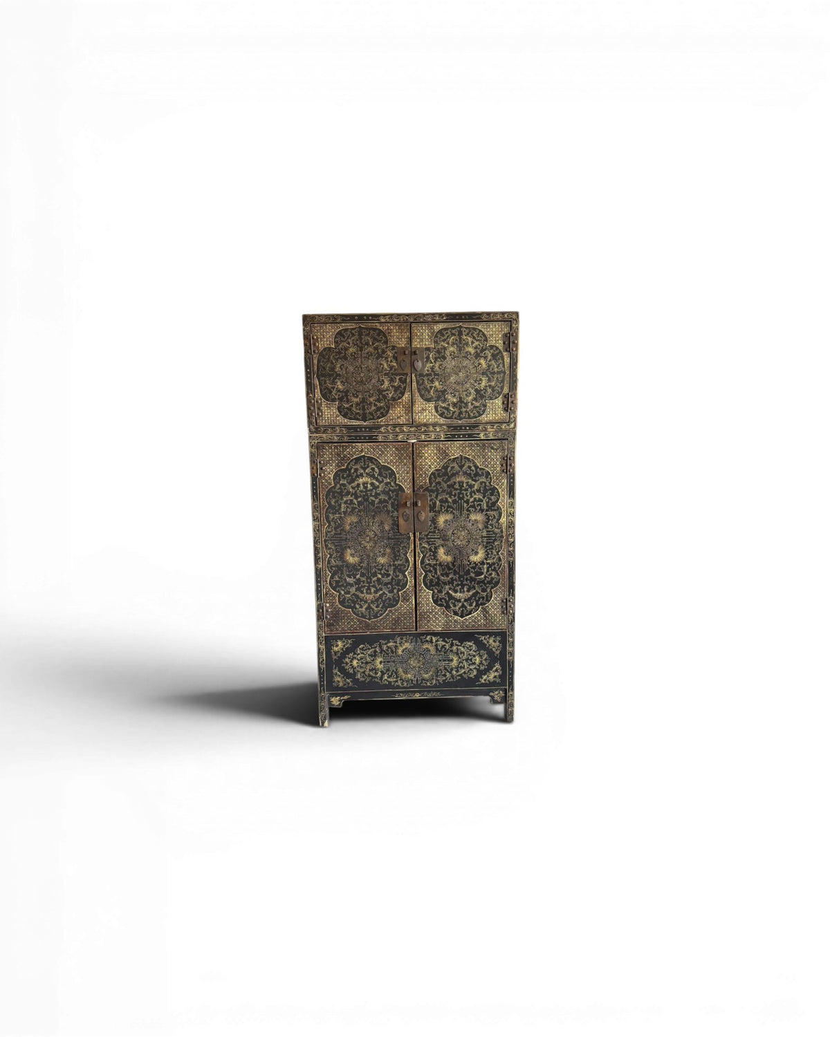 Antique Chinese Lacquered Storage Cabinet - Surround Living - 1