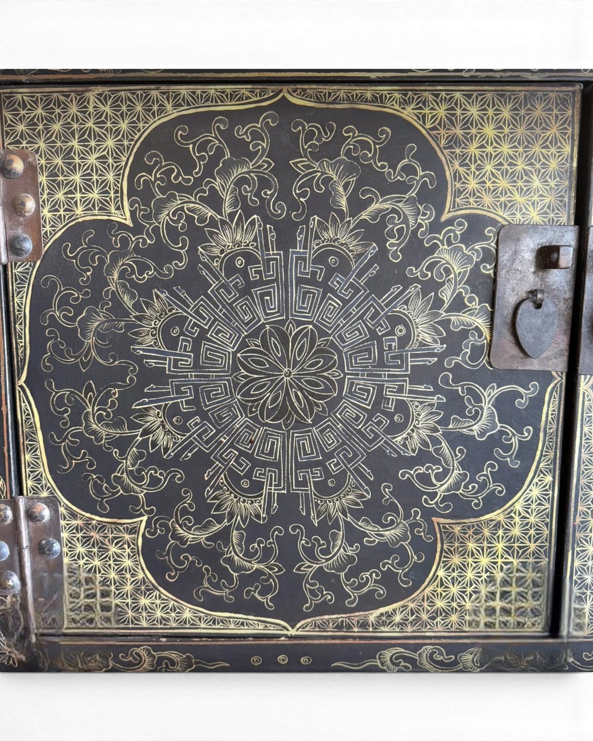 Antique Chinese Lacquered Storage Cabinet - Surround Living - 8