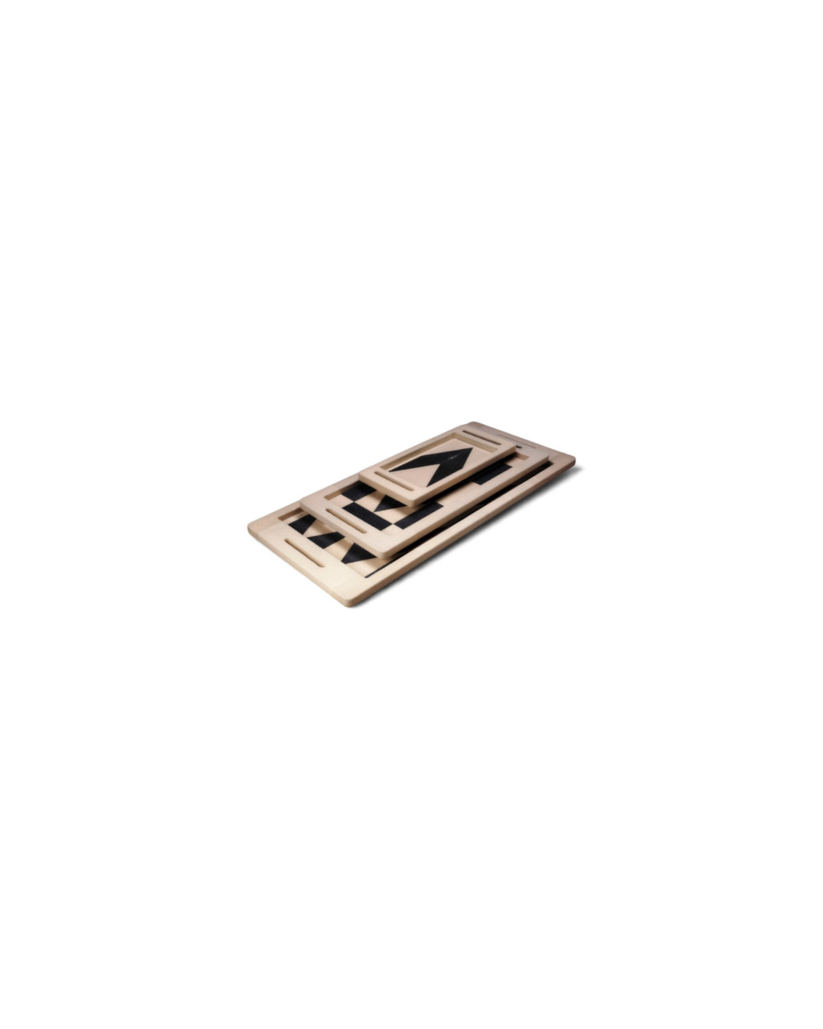 Manu Tray – Set – Cream (Shagreen-Stingray Leather) - Surround Living - 1