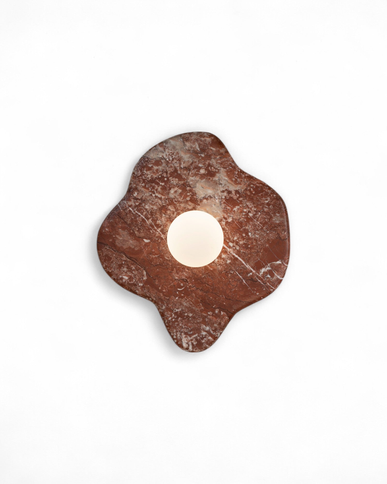 Blob Sconce #2 - Burgundy