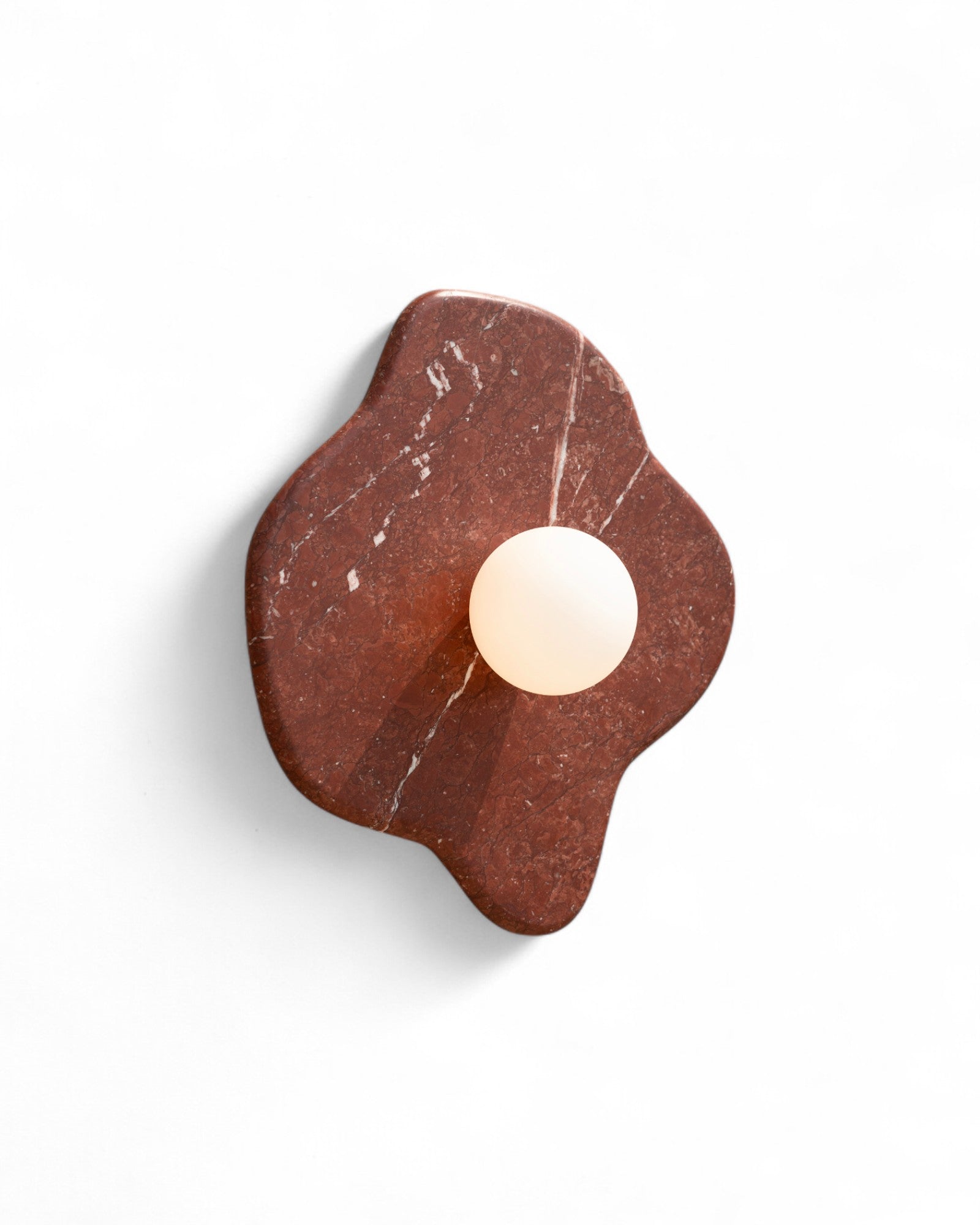 Blob Sconce #2 - Burgundy