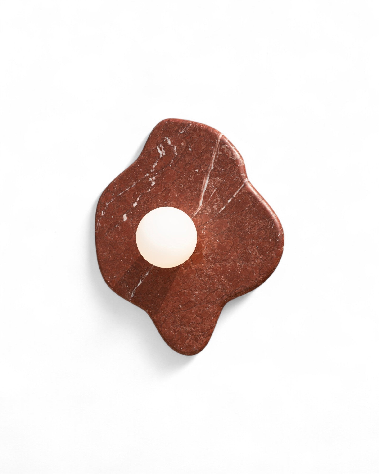 Blob Sconce #2 - Burgundy