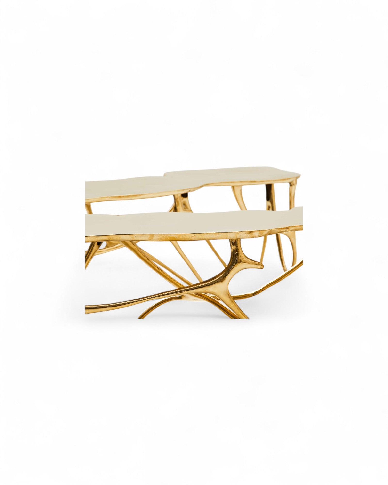 Ink Bench Brass Top M0170 - Gold