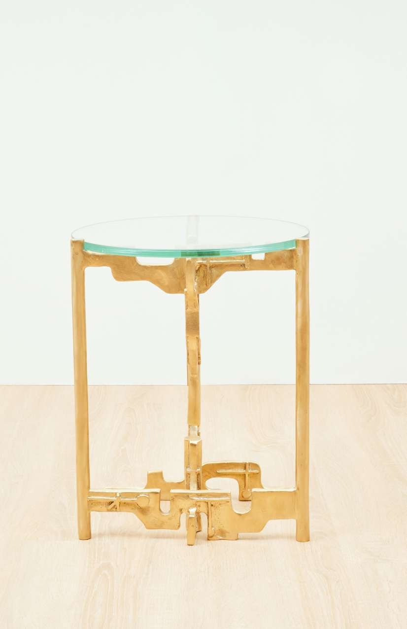 Golden Keyside Table - Surround Living - 5