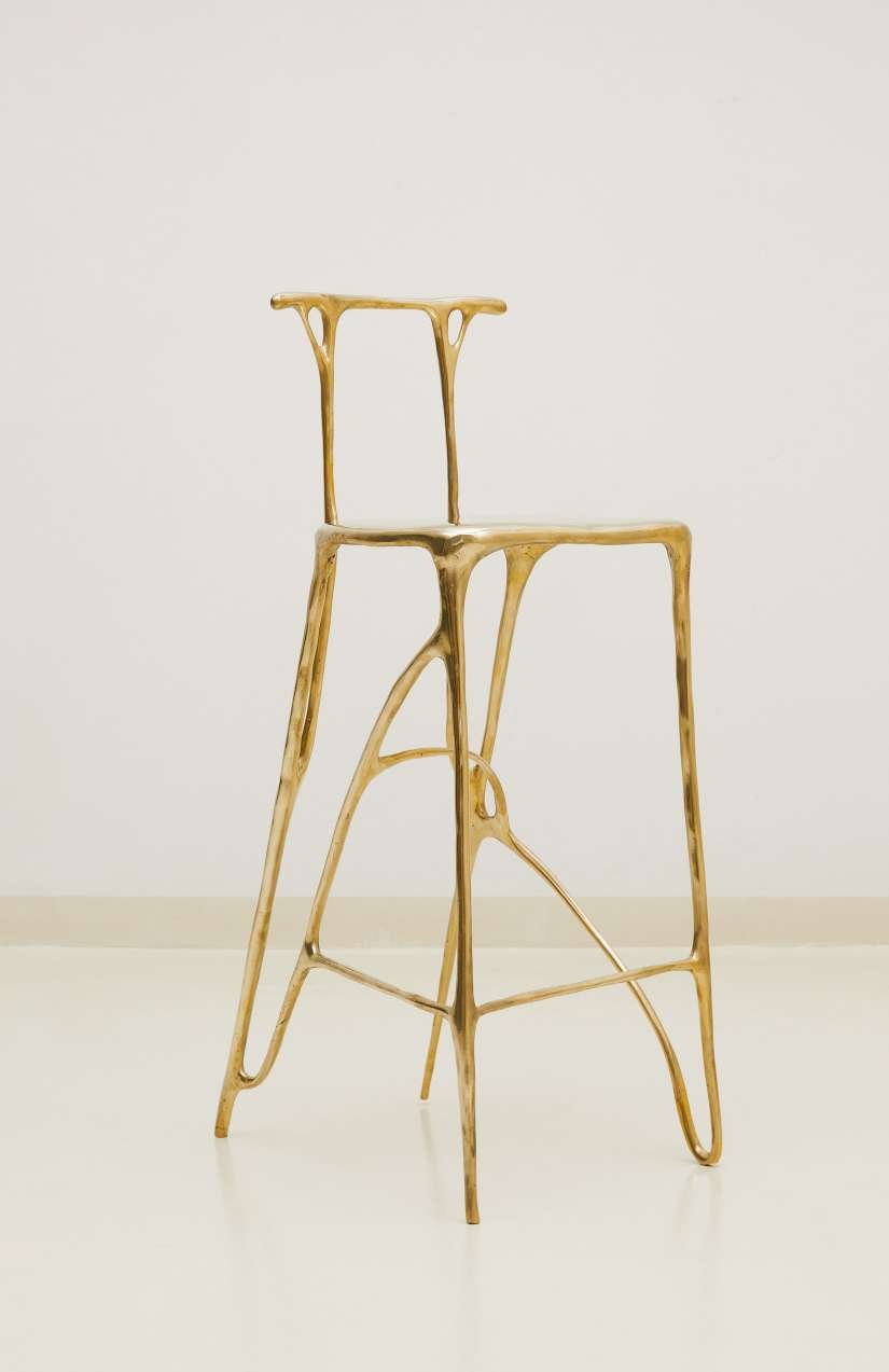 Ink Bar Stool - Gold - Surround Living - 2