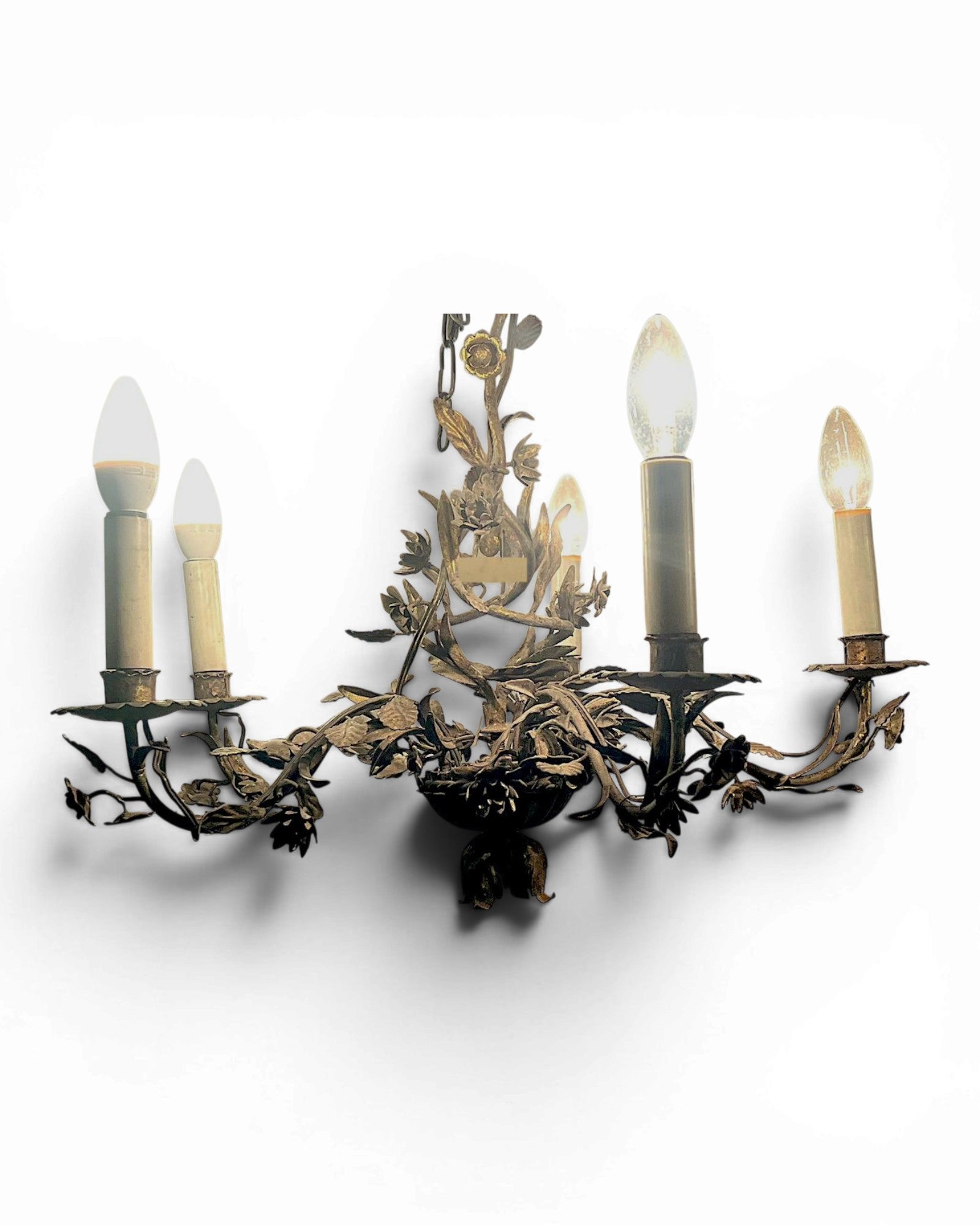 French Rococo Style Three-Light Wall Sconce