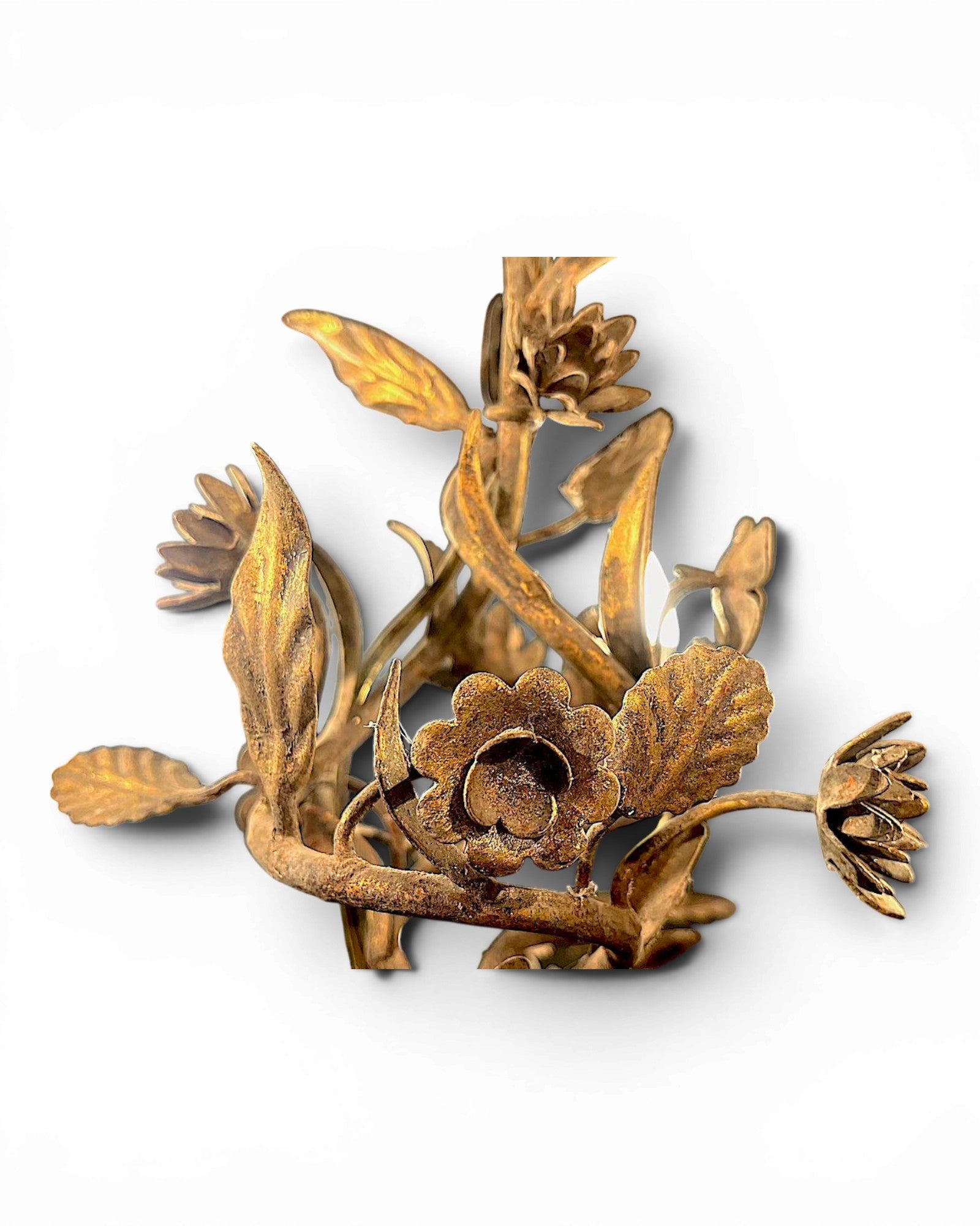 French Rococo Style Three-Light Wall Sconce