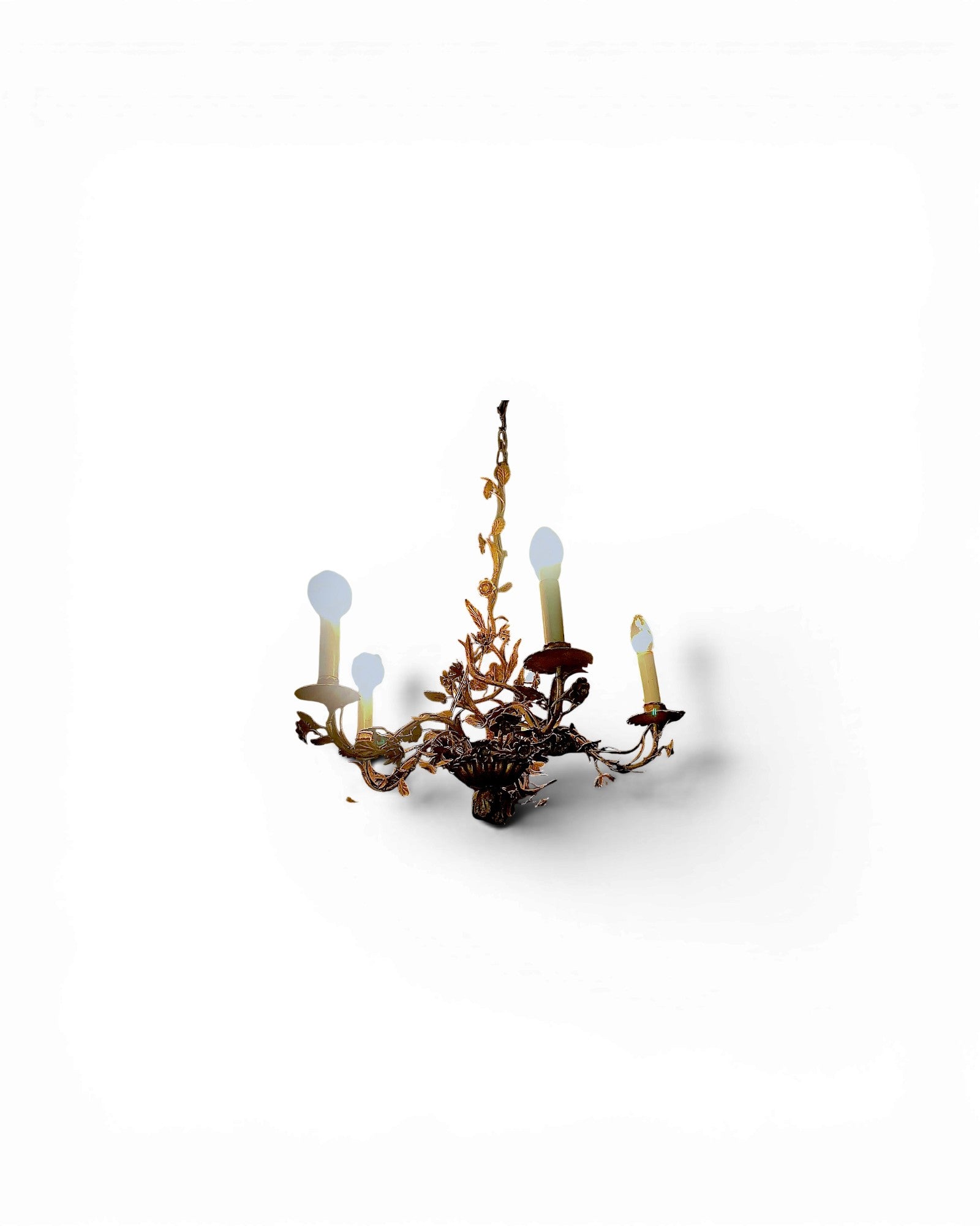 French Rococo Style Three-Light Wall Sconce