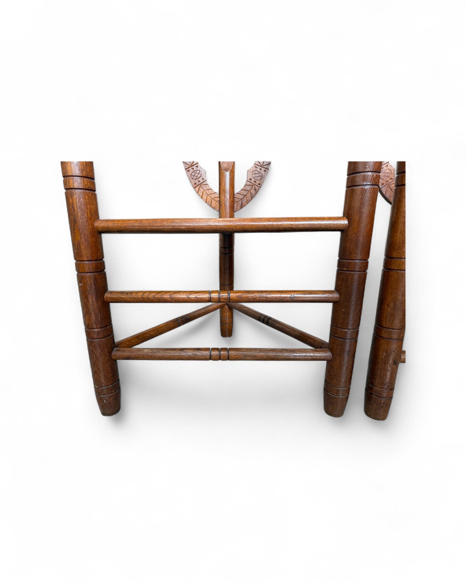 Primitive Swedish Folk Chairs - Set of 4