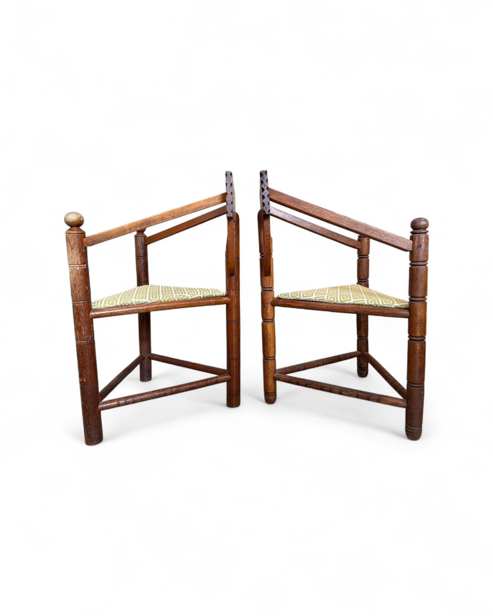 Primitive Swedish Folk Chairs - Set of 4