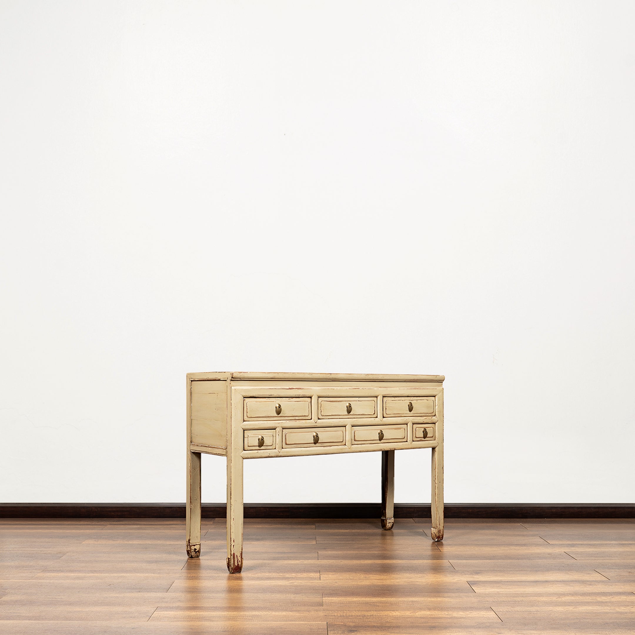 Classic Chinese Antique Seven Drawers Console Table
