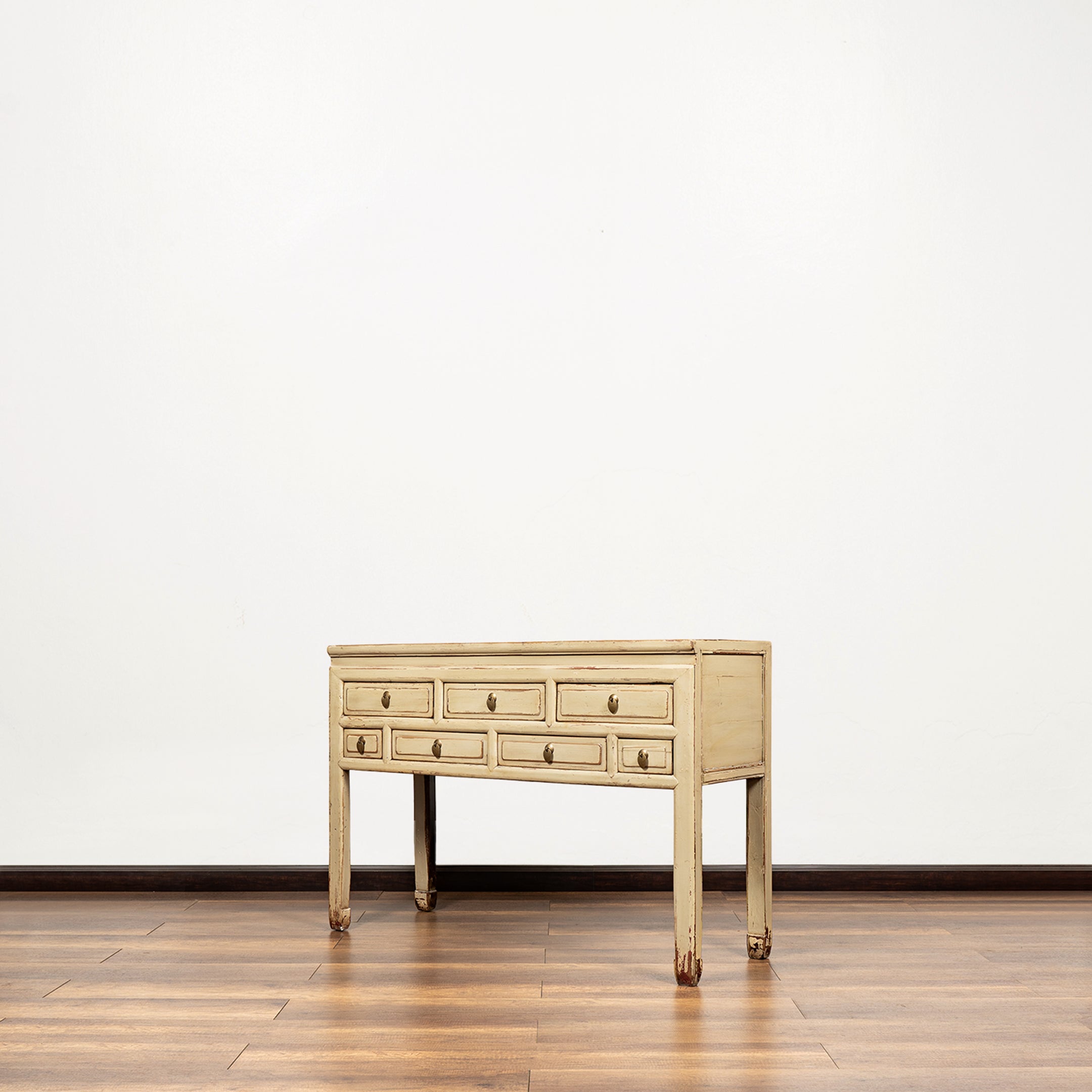 Classic Chinese Antique Seven Drawers Console Table