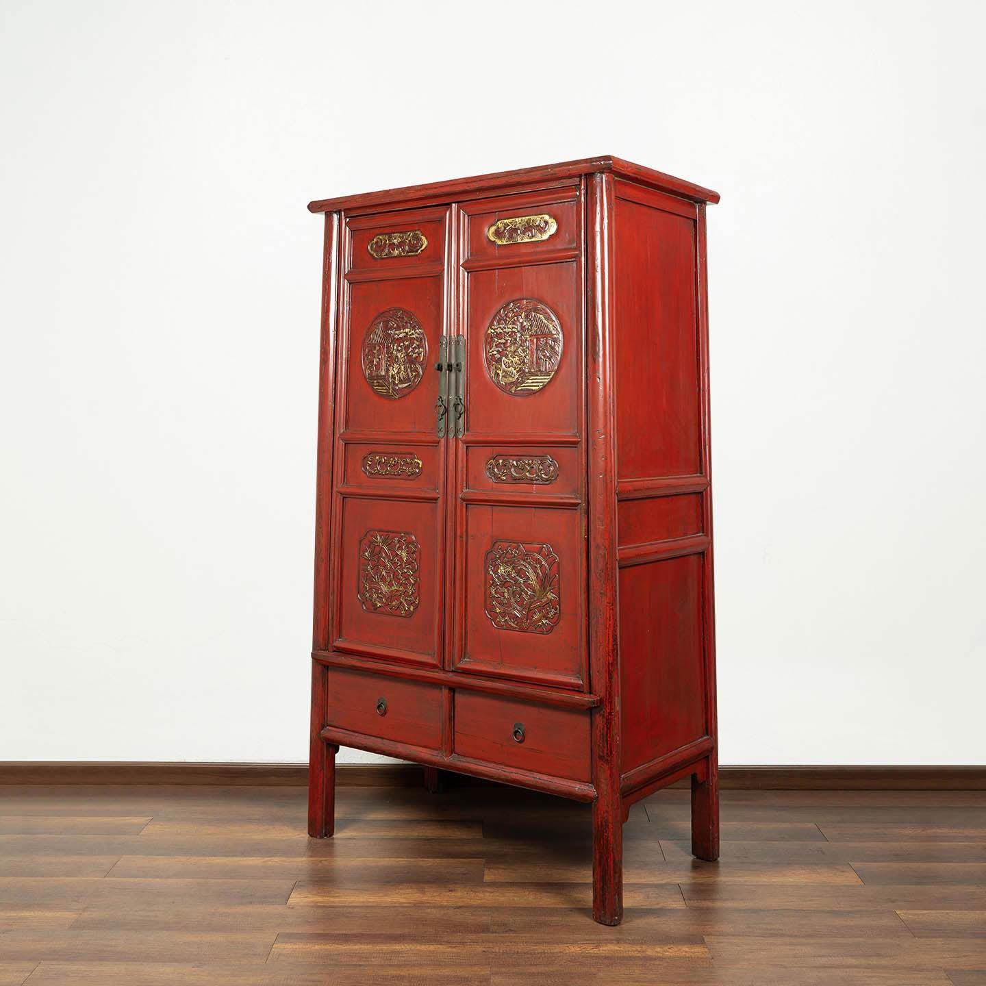 Ornate Jiangxi Antique Storage Cabinet