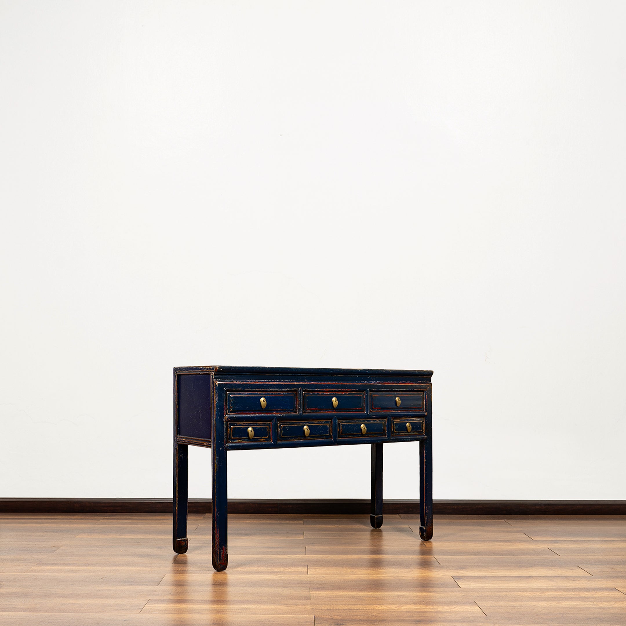 Classic Chinese Antique Seven Drawers Console Table