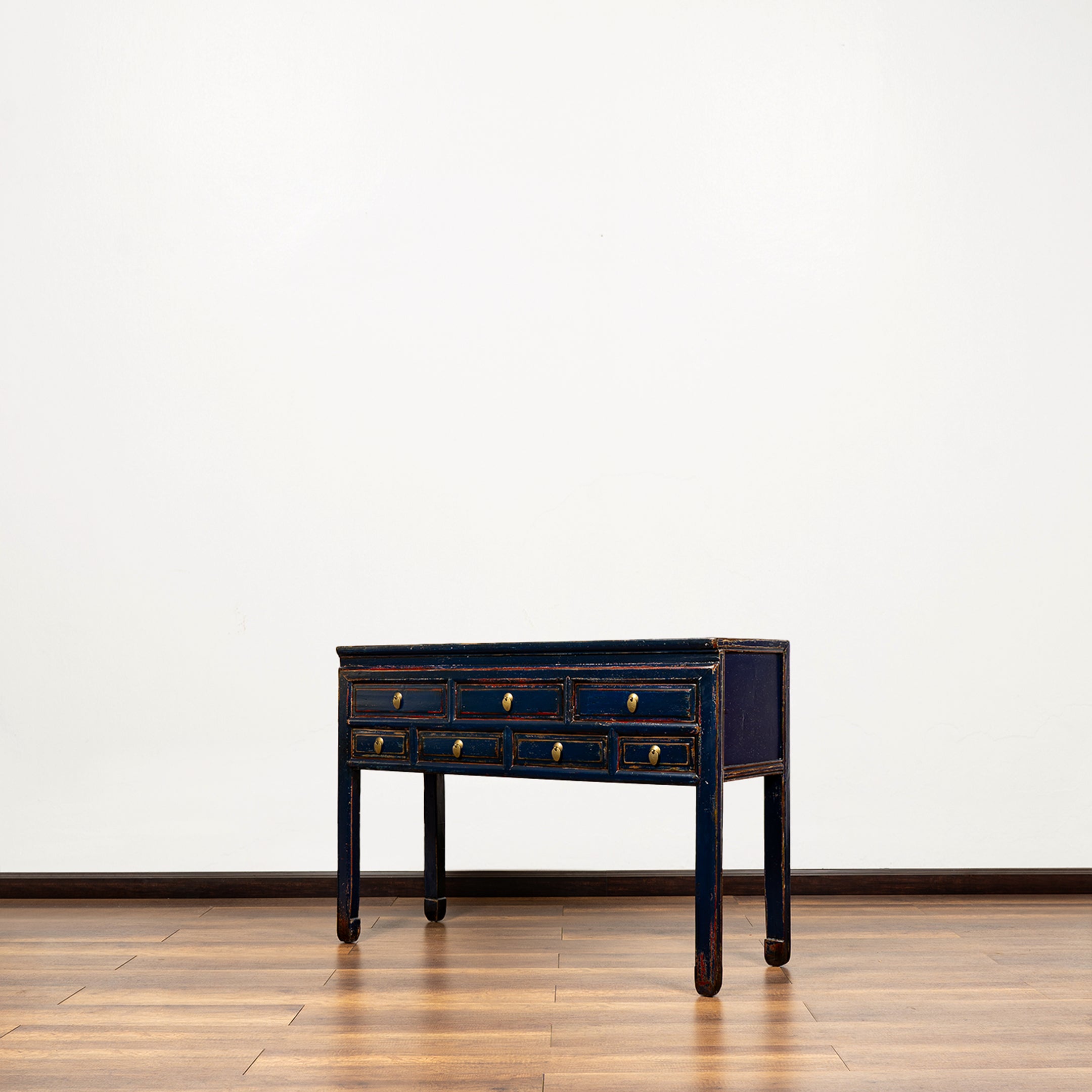 Classic Chinese Antique Seven Drawers Console Table