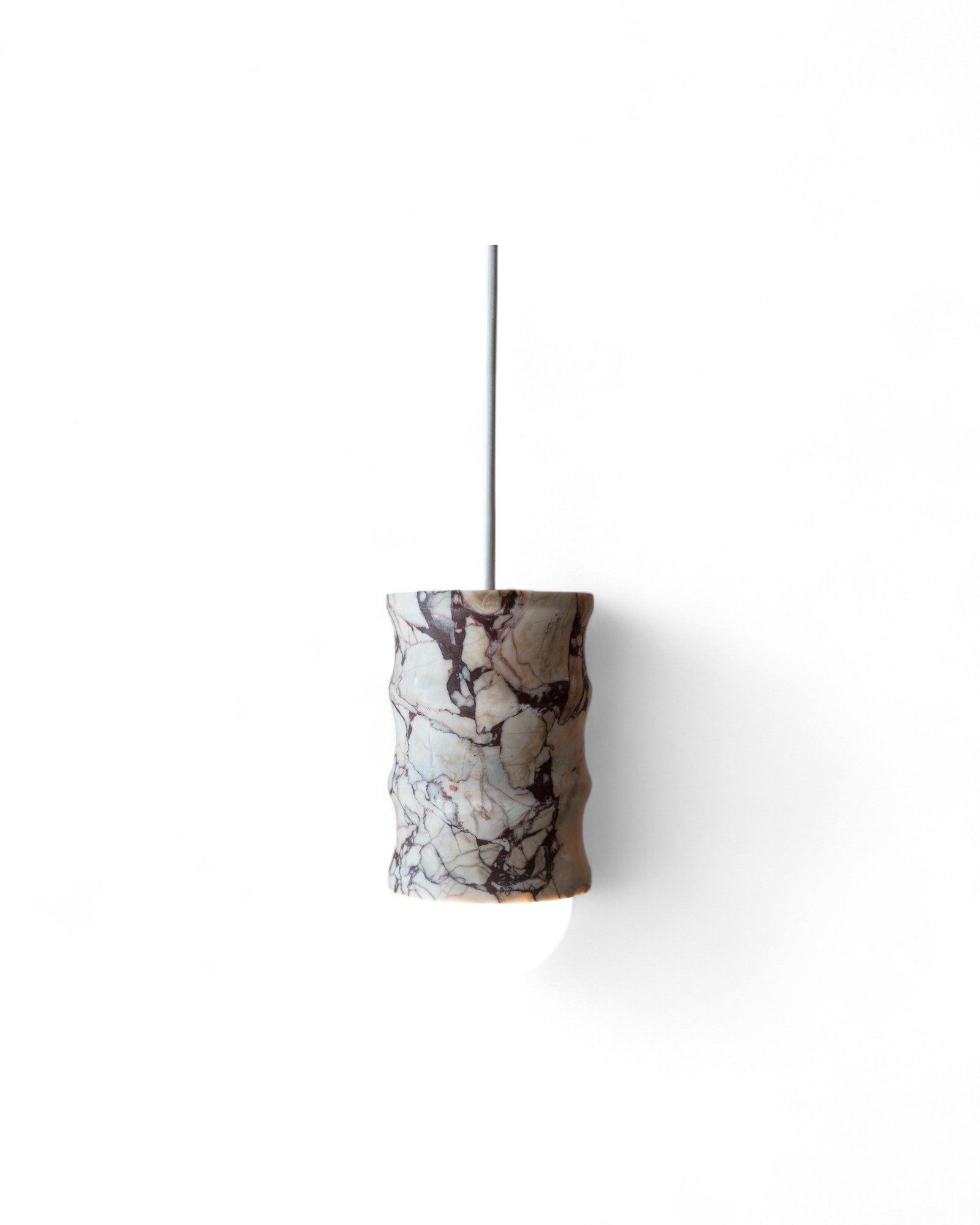 Fluted Pendant - Chocolate