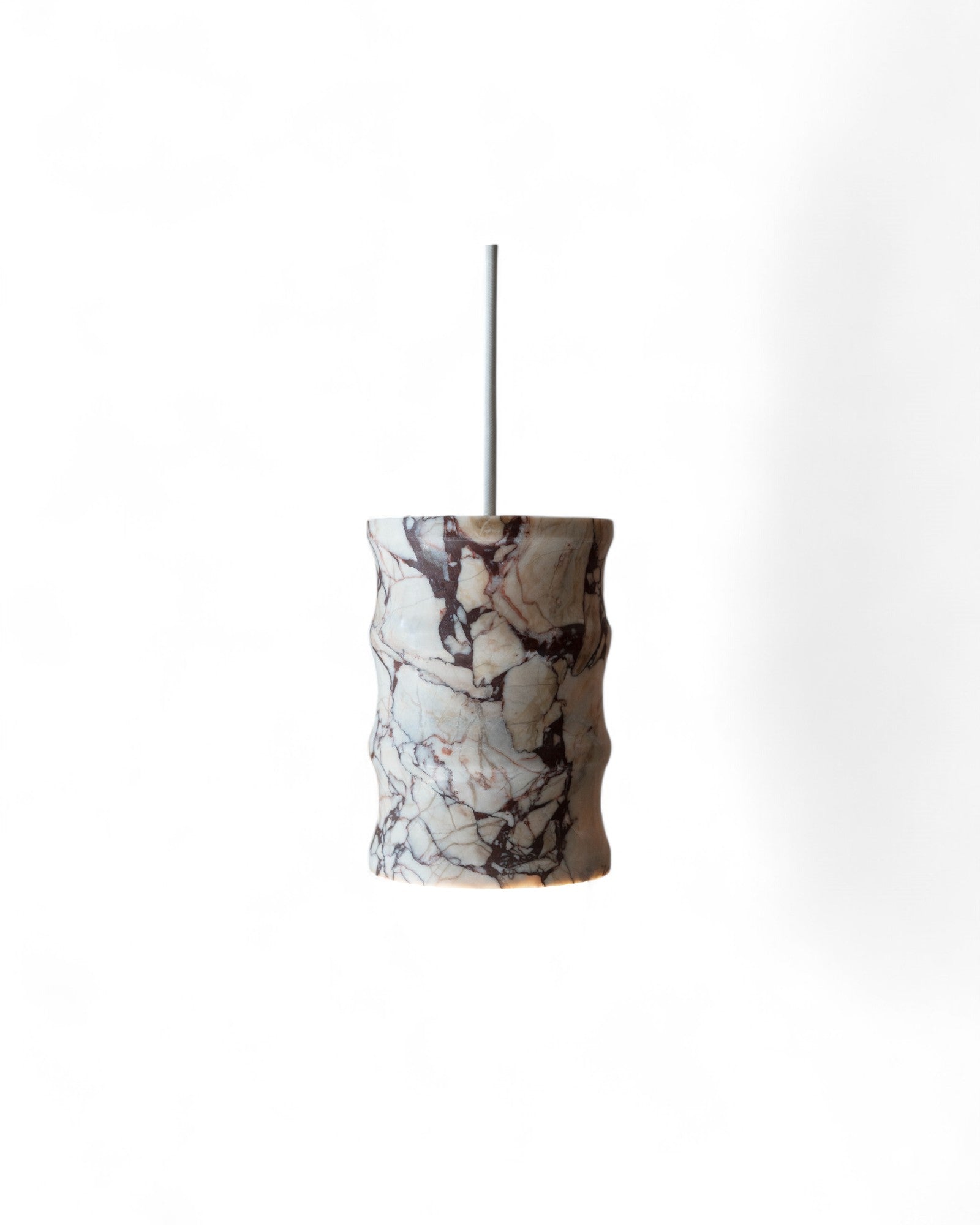 Fluted Pendant - Chocolate