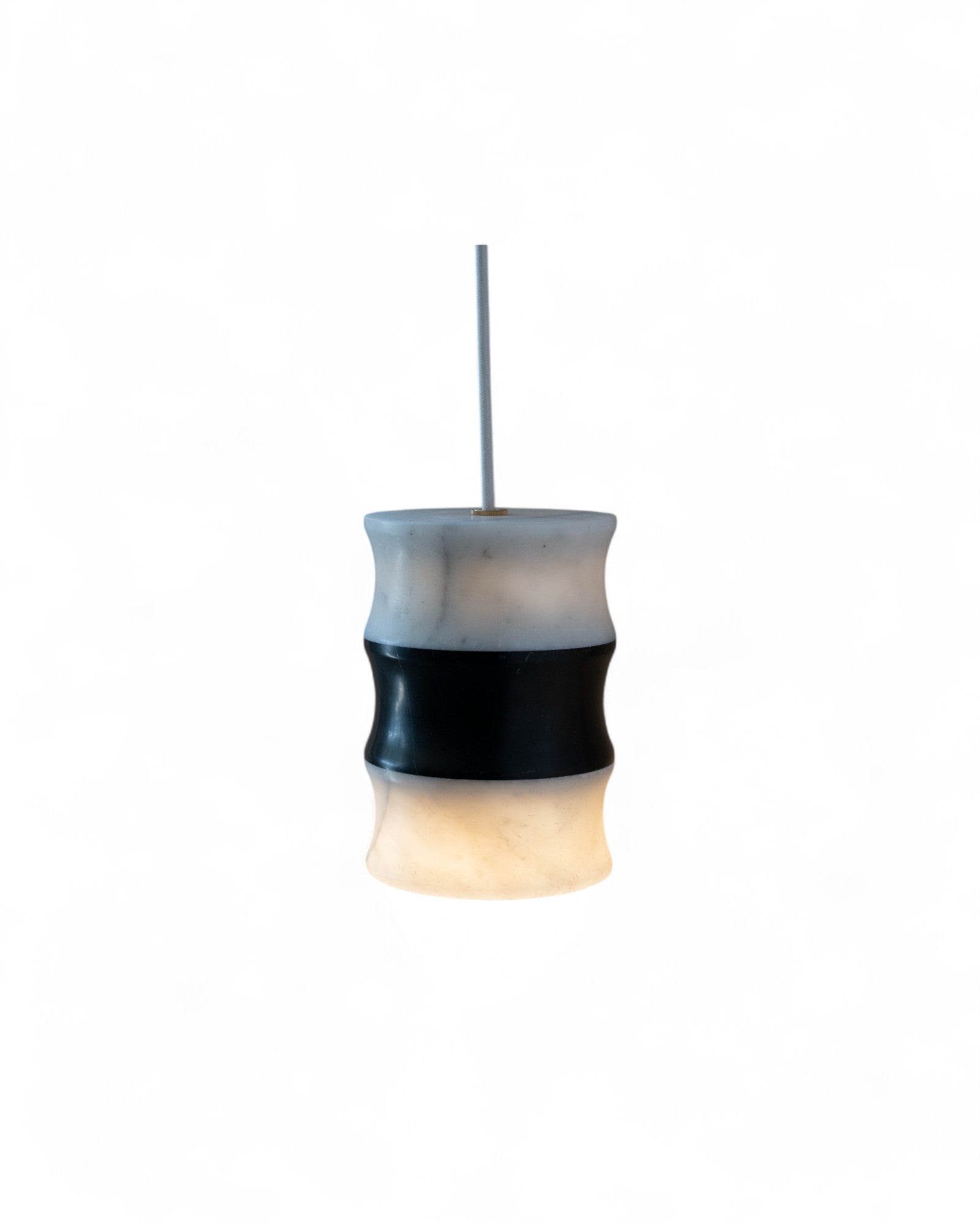 Fluted Pendant - Black & White