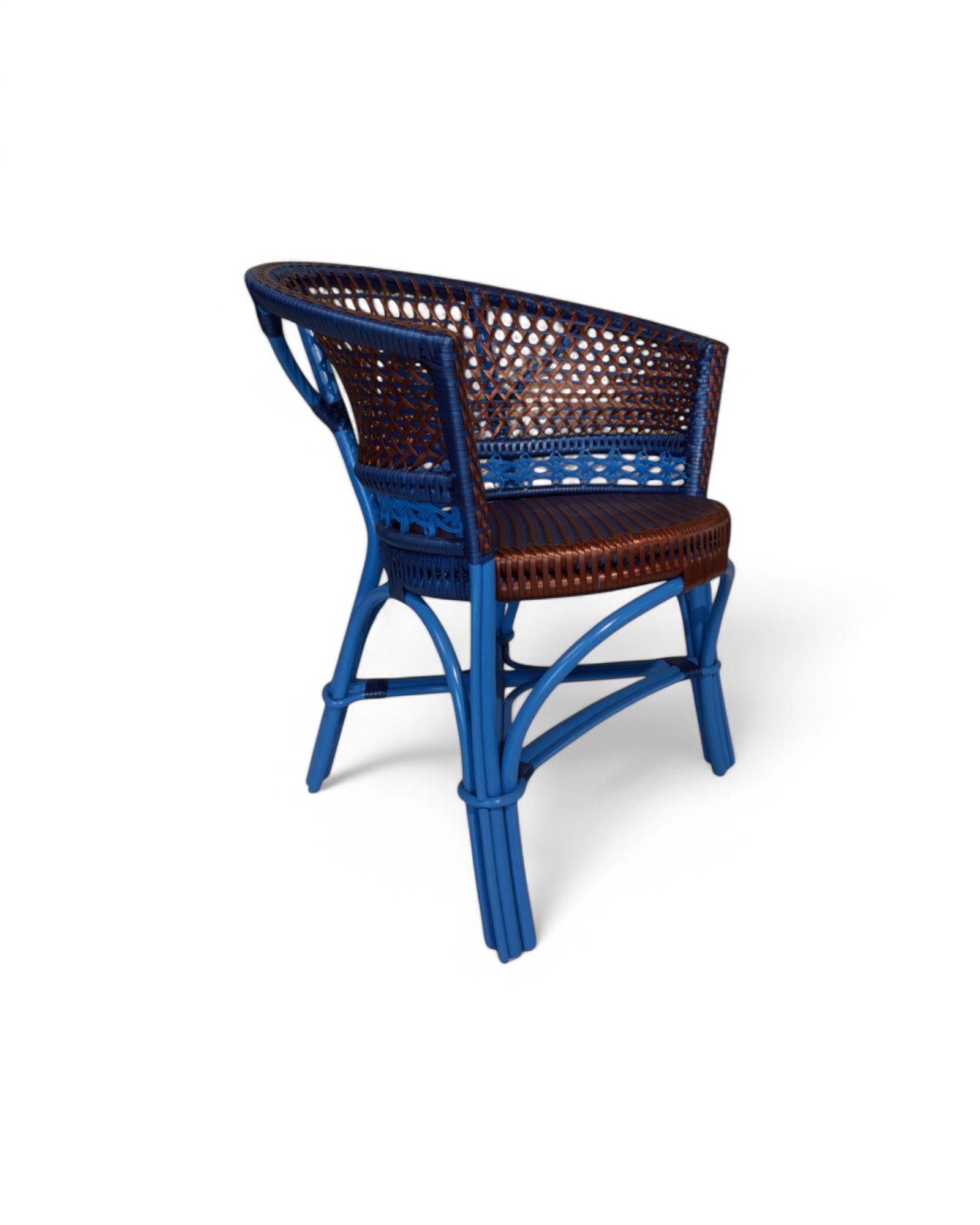 Marmar Chair - Brown & Blue