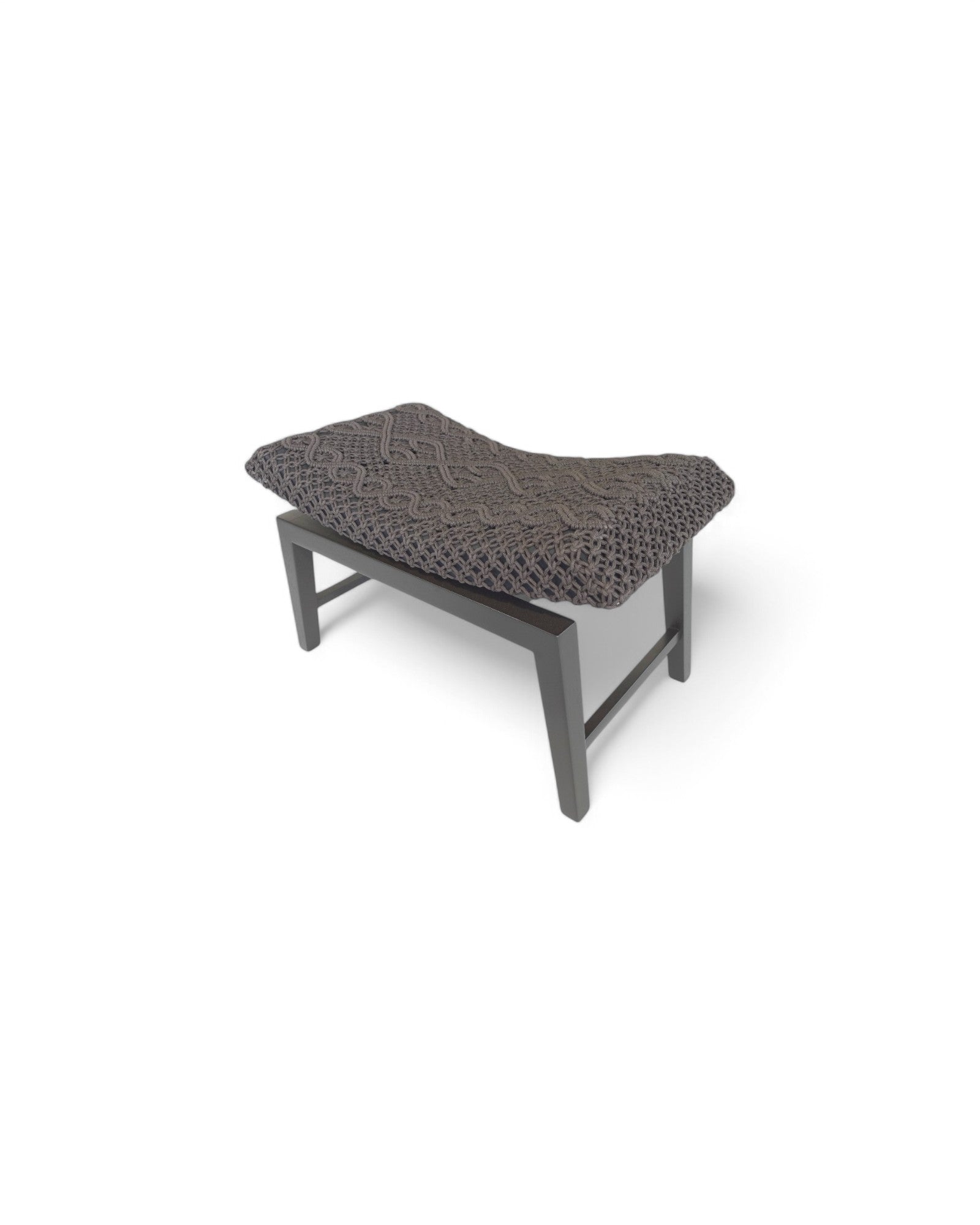 Antix Macrame Stool - Brown