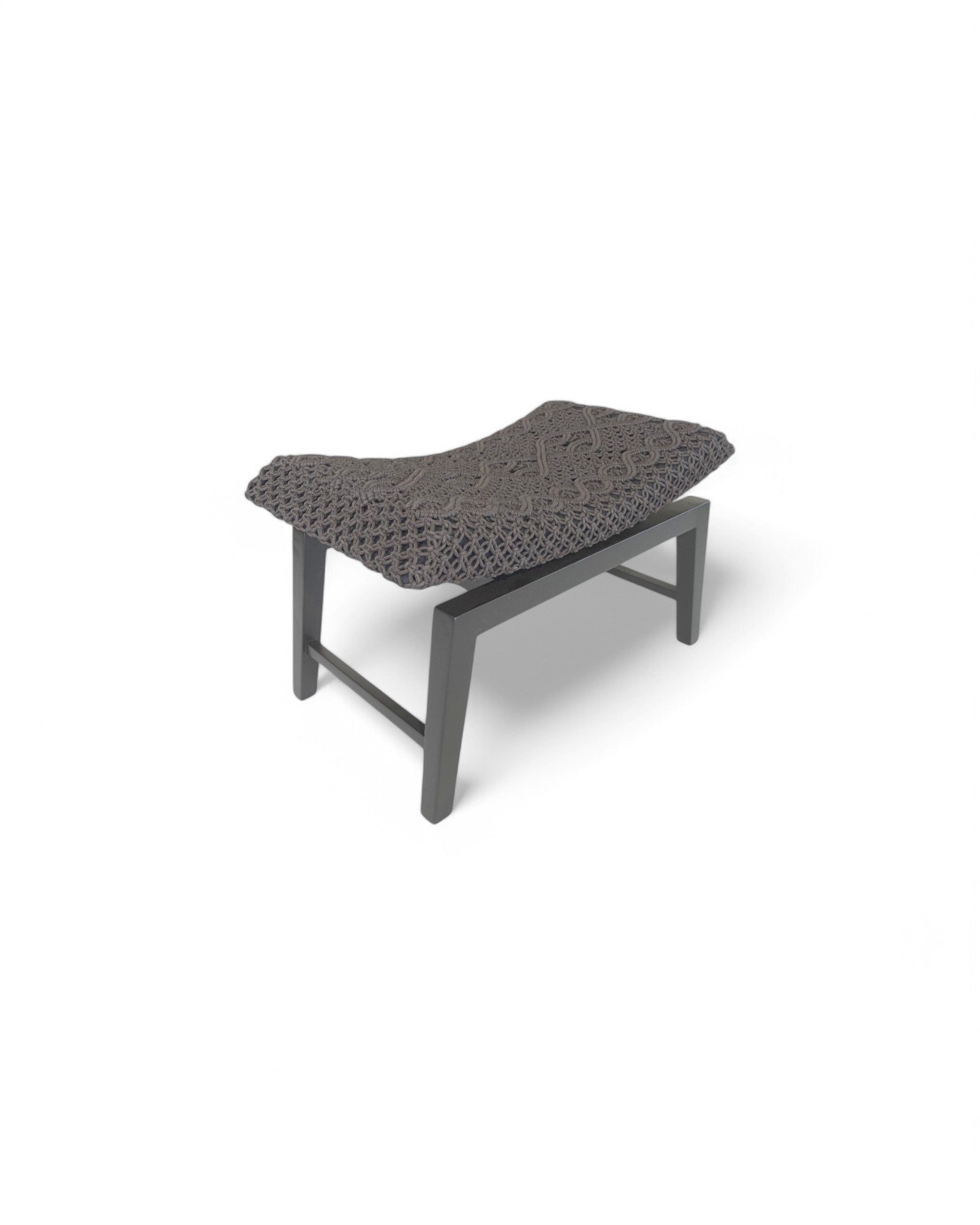 Antix Macrame Stool - Brown
