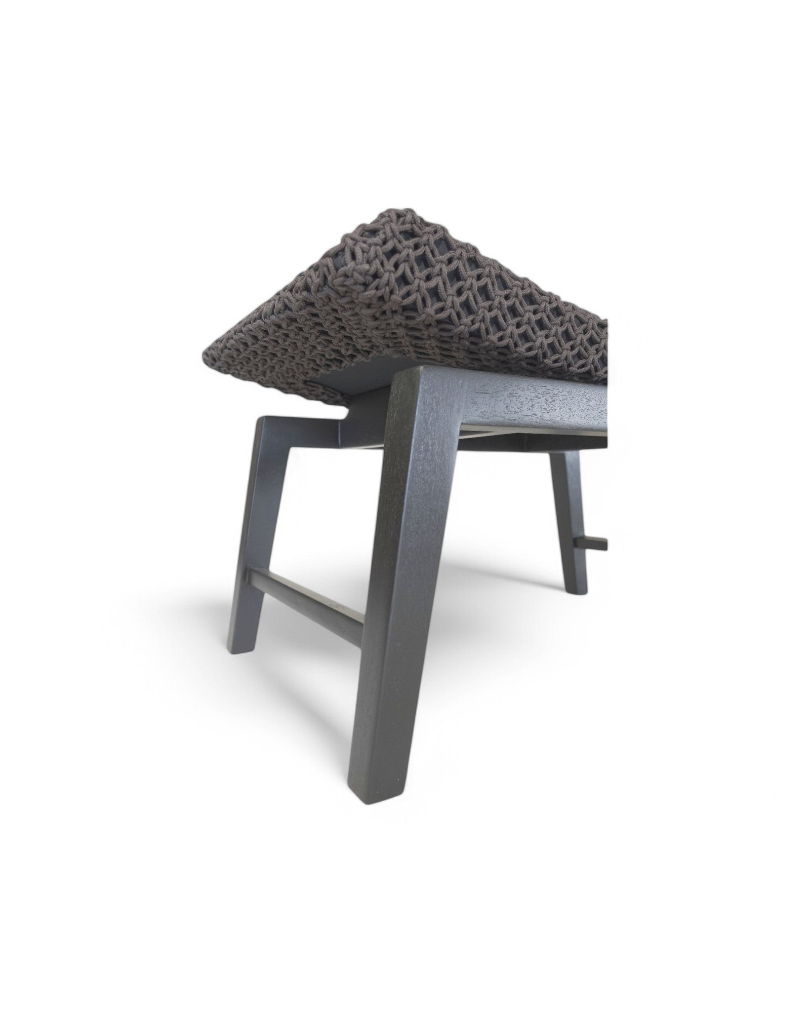 Antix Macrame Stool - Brown