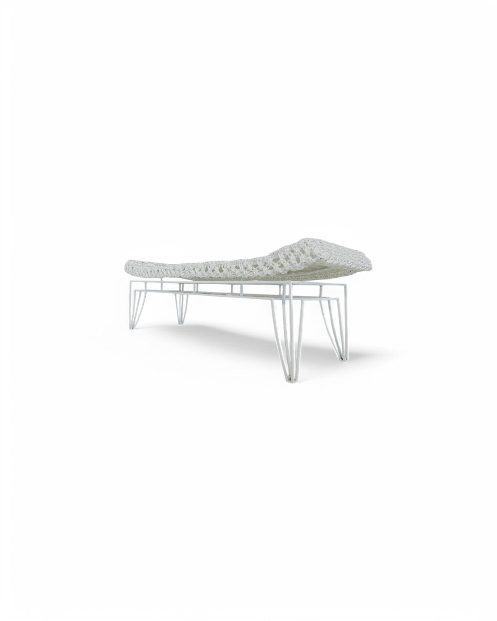 Bangbao Macrame Bench - White