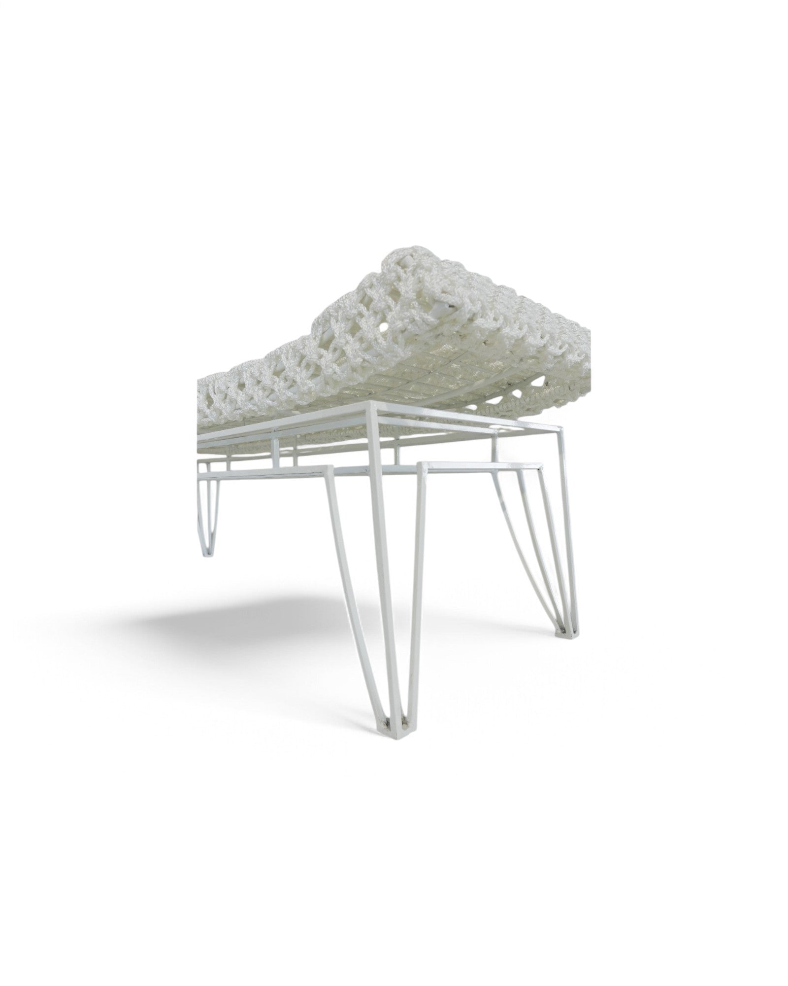 Bangbao Macrame Bench - White